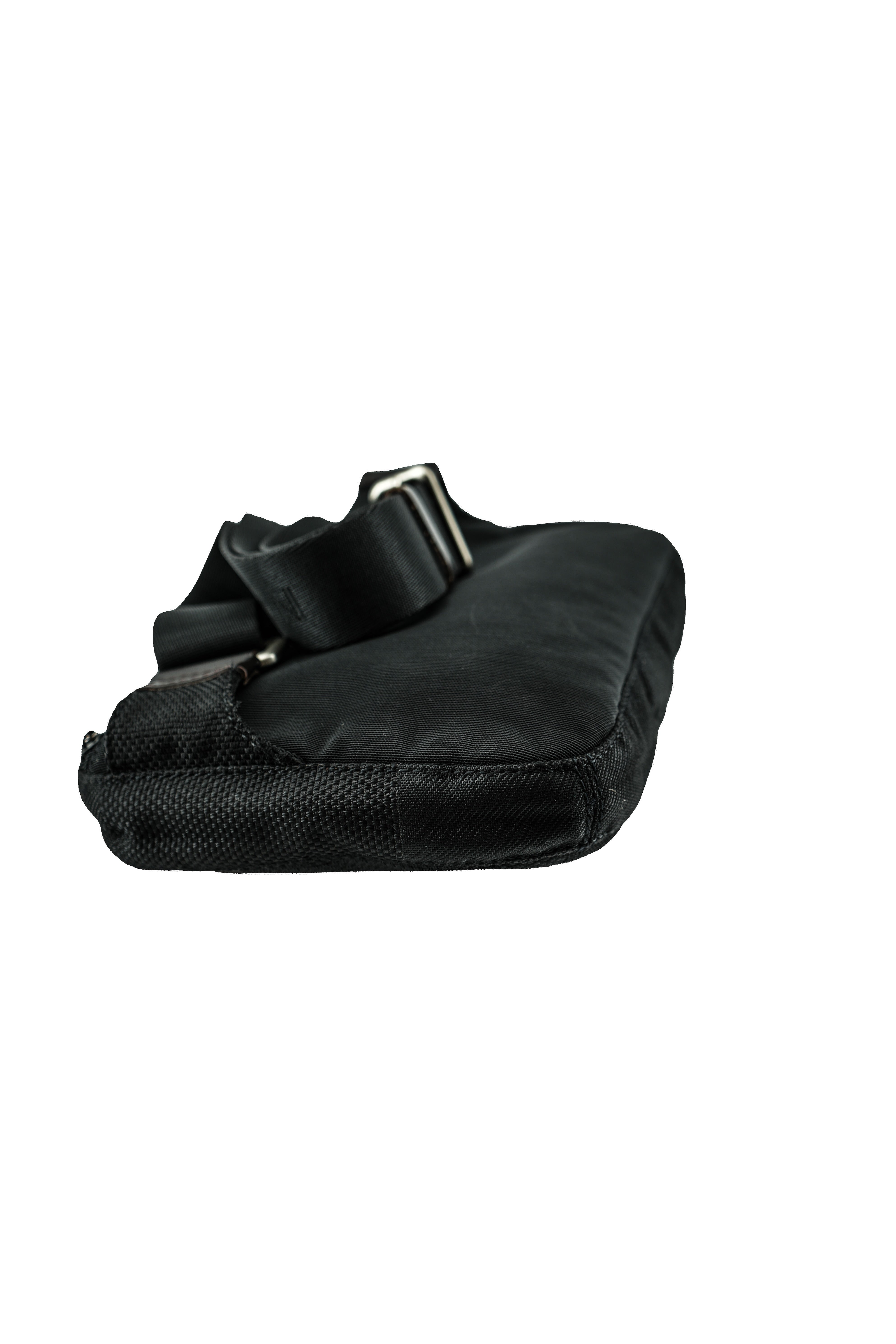 Louis Vuitton black damier Geant Archer waist bag