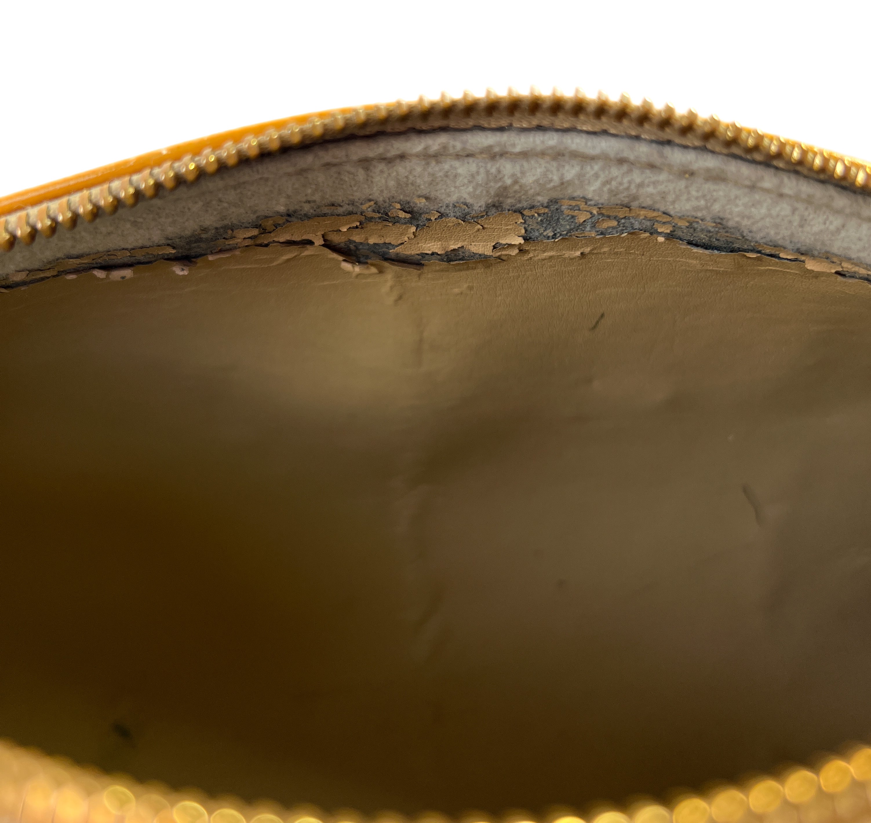 Louis Vuitton vernis yellow Bedford 2000