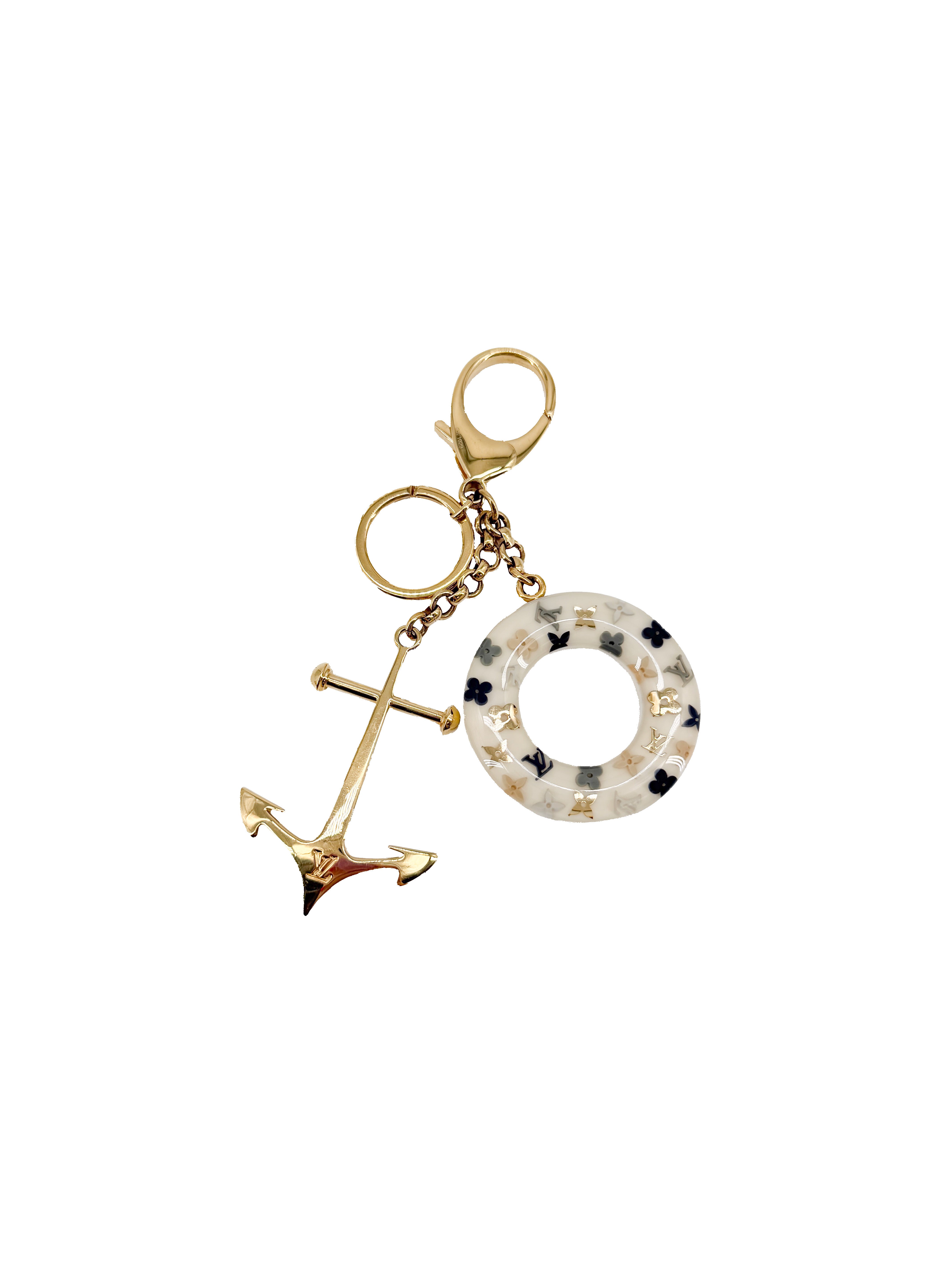 Louis Vuitton Marina inclusion bag charm and key holder CK1029