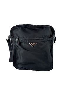 Prada black nylon vintage crossbody **as is**
