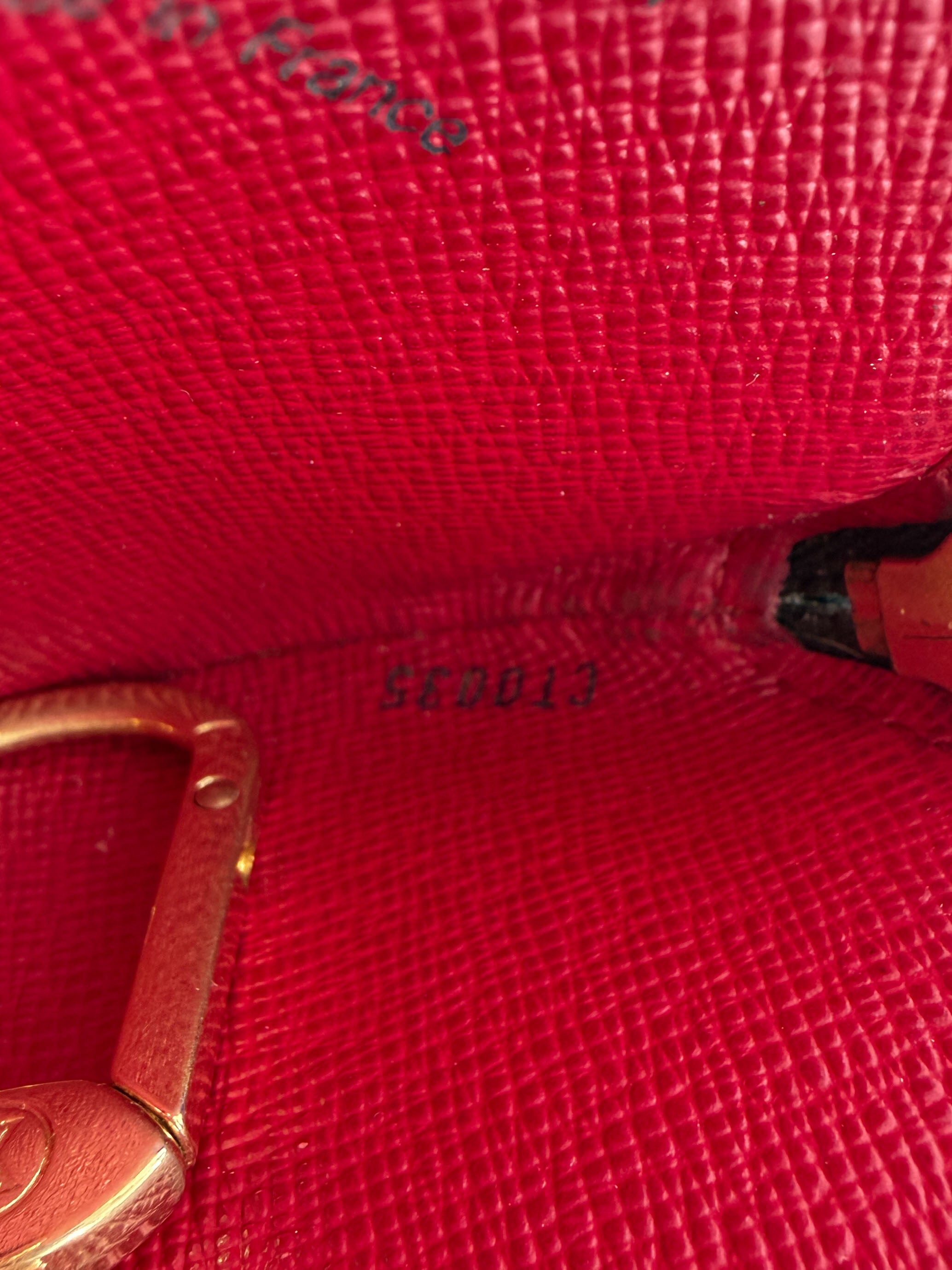 Louis Vuitton monogram Takashi Murakami Cerises porte monnaie round coin CT0035