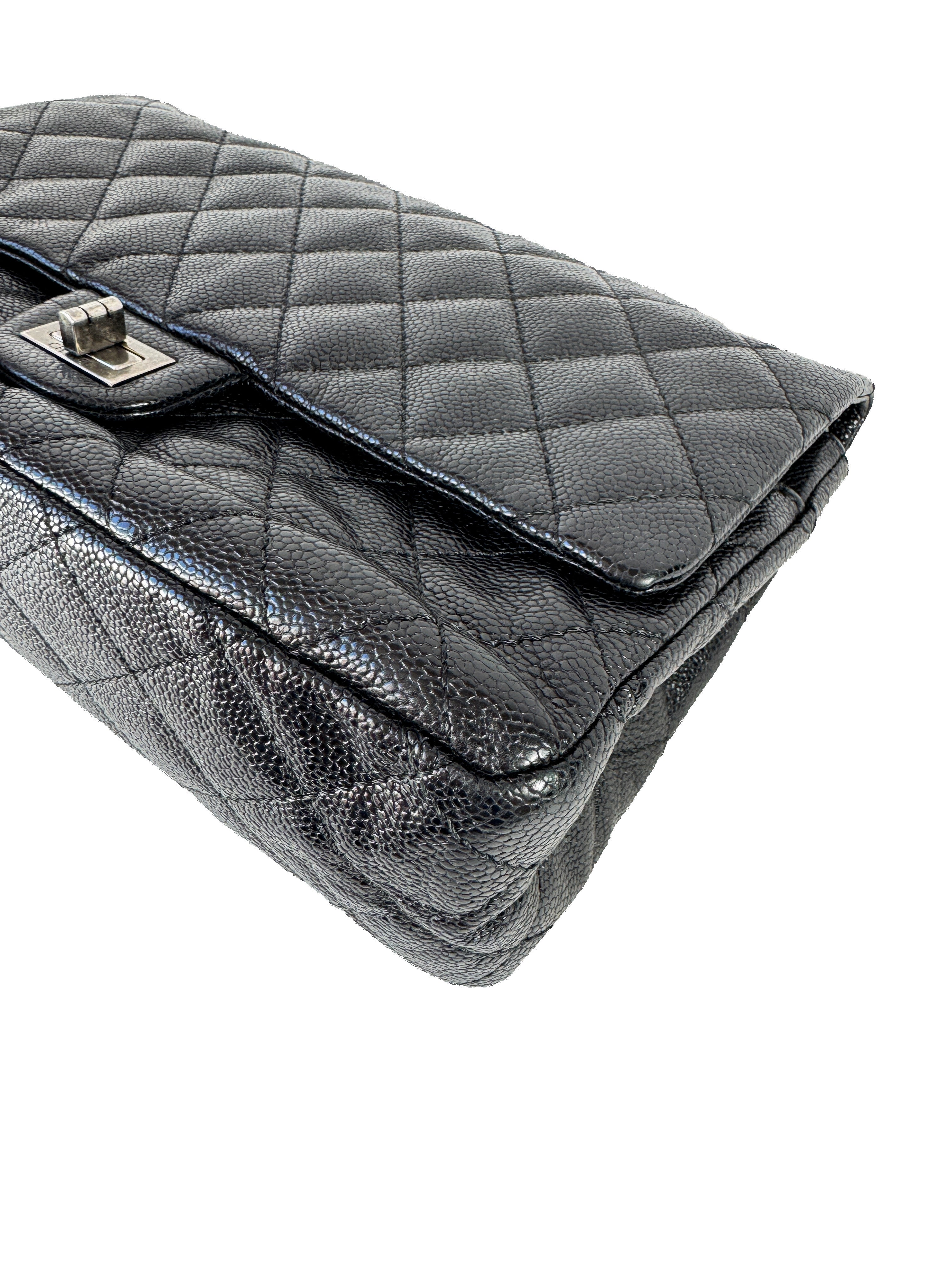 Chanel Reissue 2.55 Flap Bag Quilted Caviar 226 16549886
