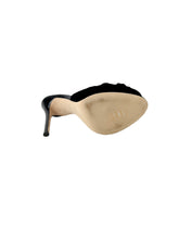 Giuseppe Zanotti black Bridget velvet mules size 37.5 BOX