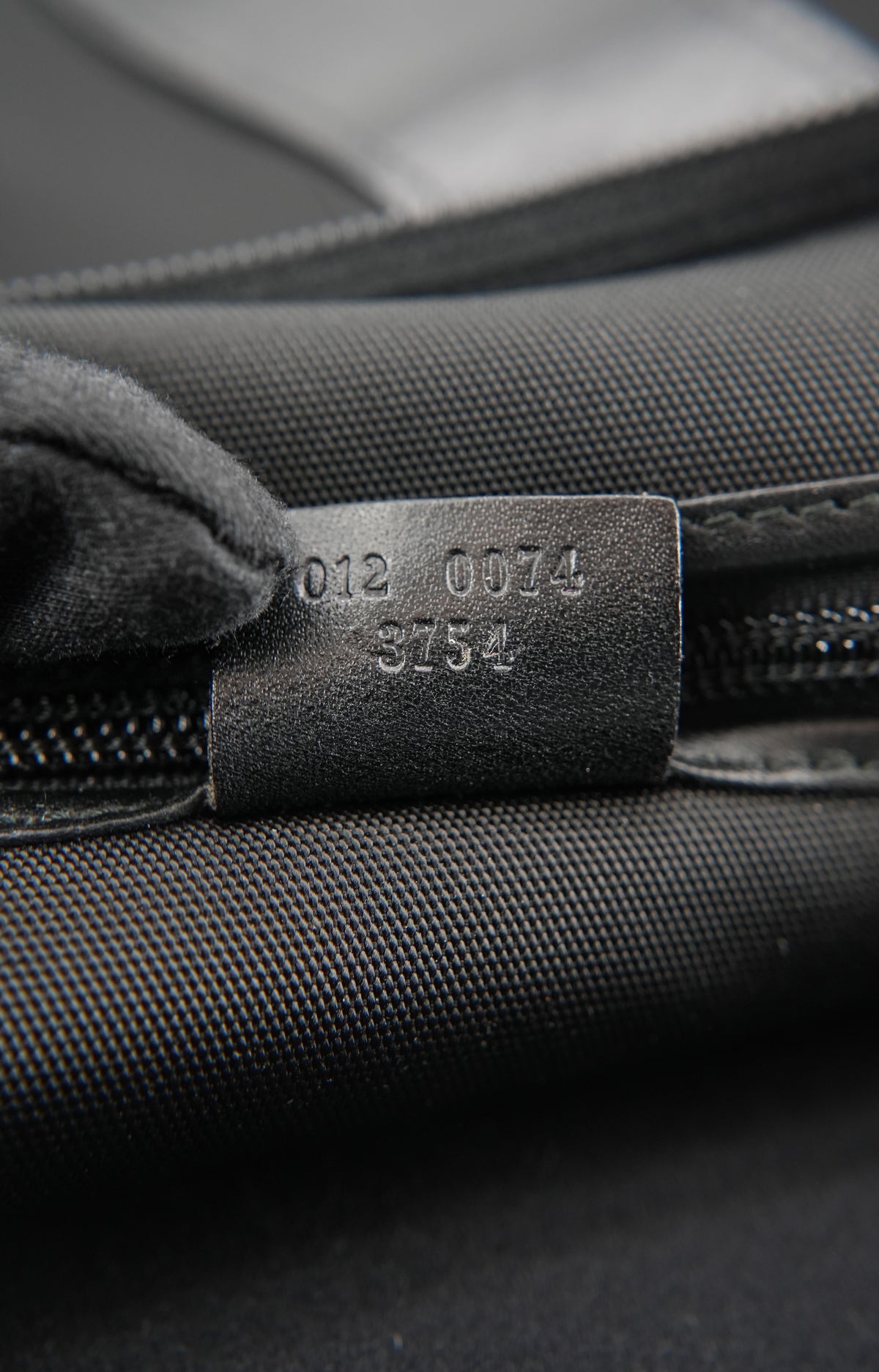 Gucci black canvas soft suitcase