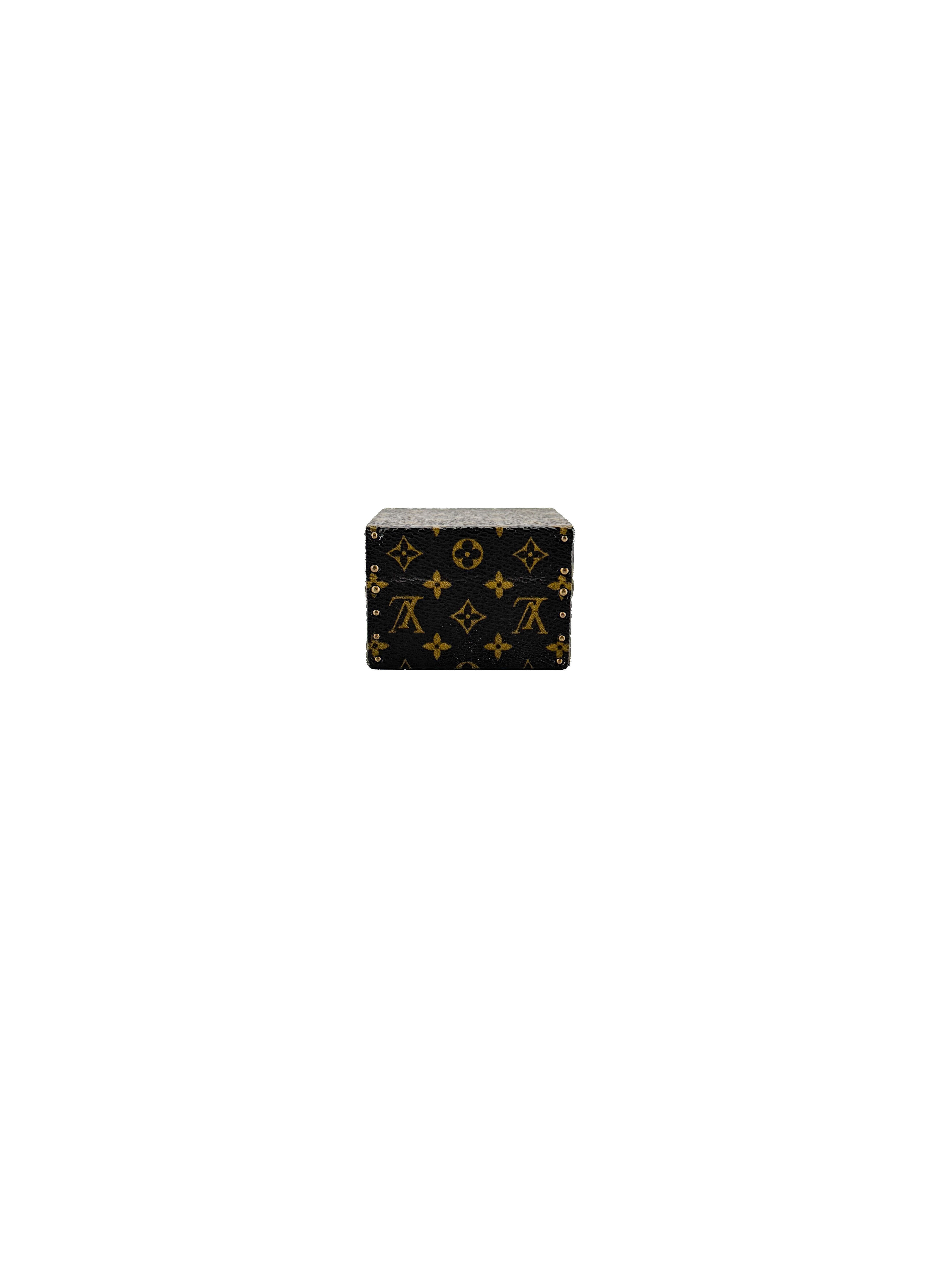 Louis Vuitton monogram Ring box mini trunk AS0043