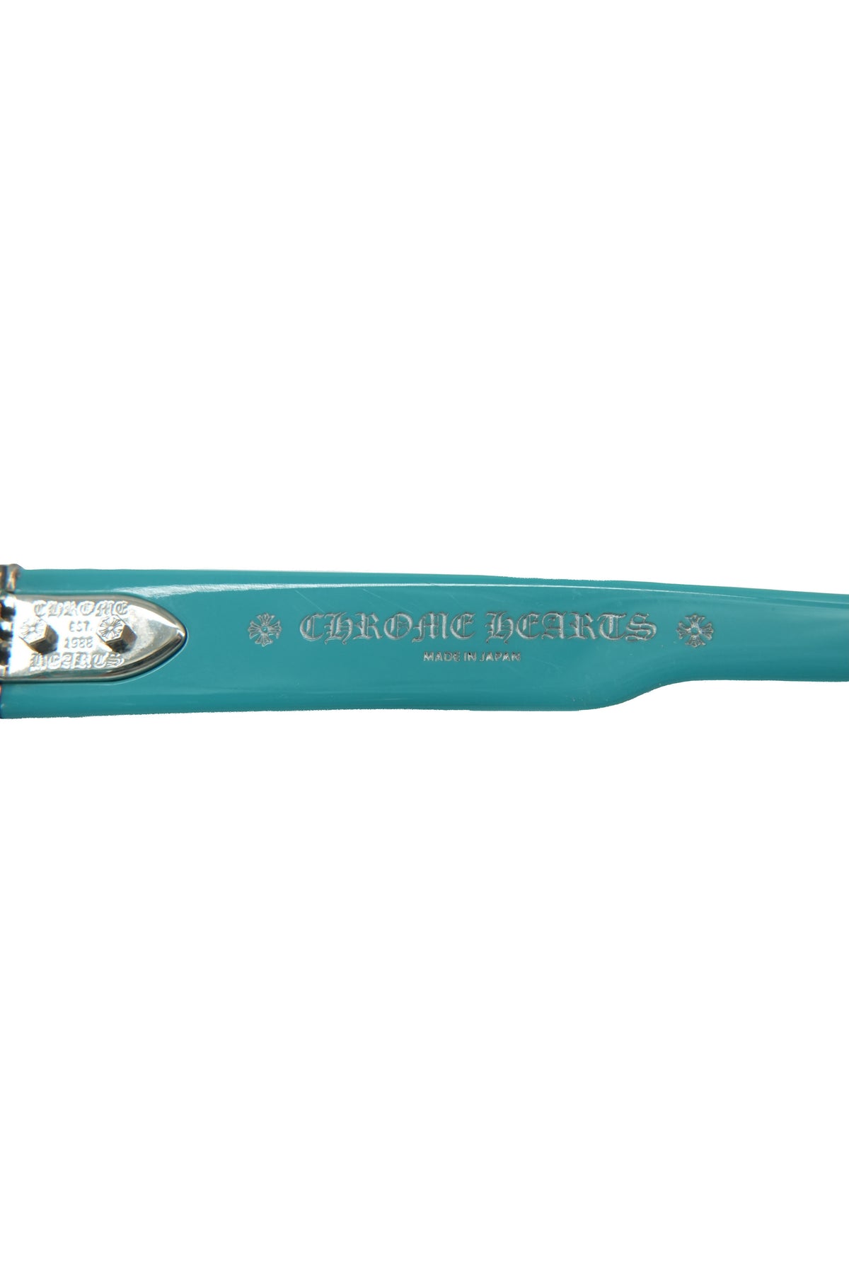 Chrome Hearts teal blue light glasses Midixathrill II