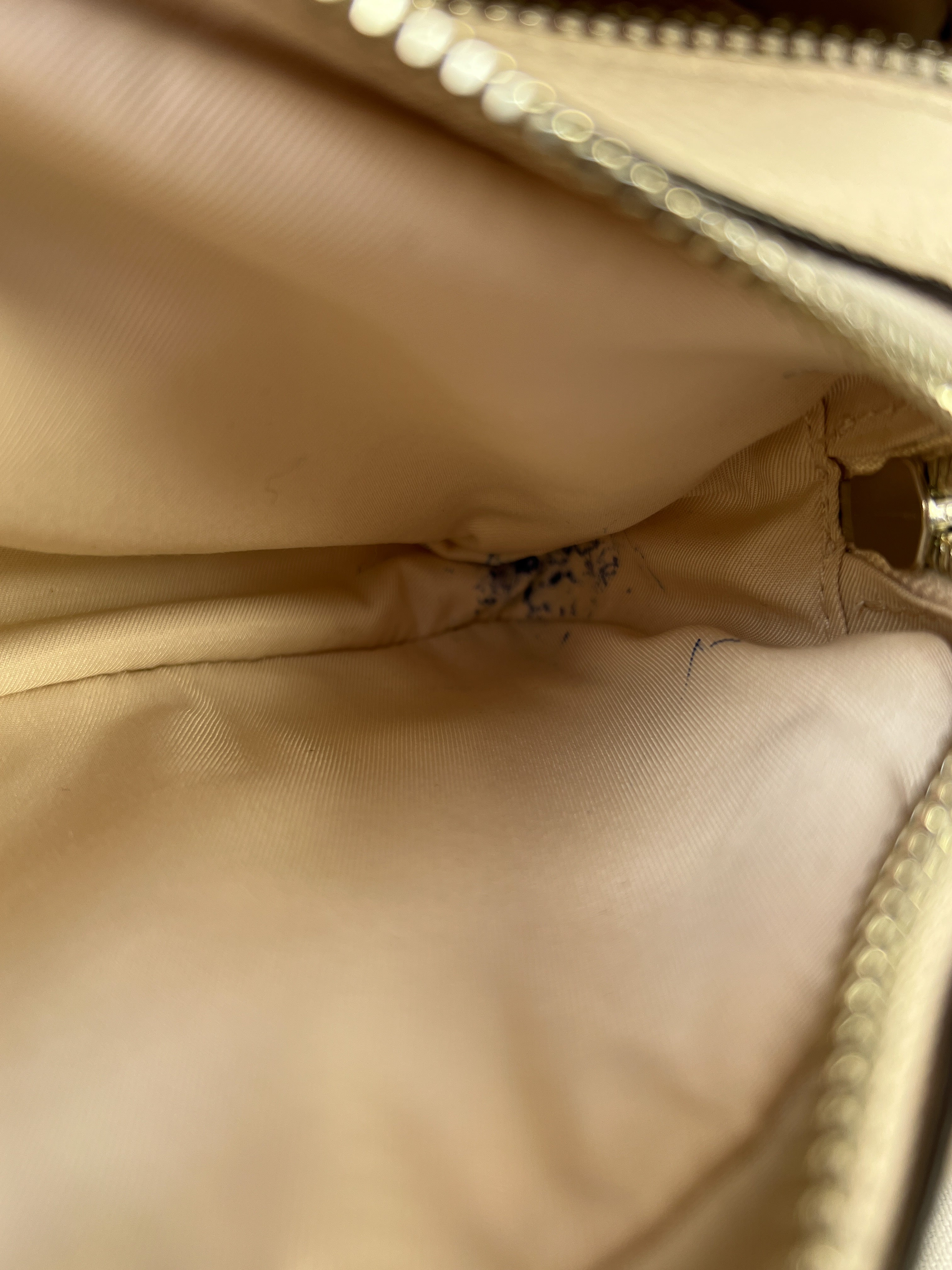 Tory Burch mini Perry cream leather crossbody