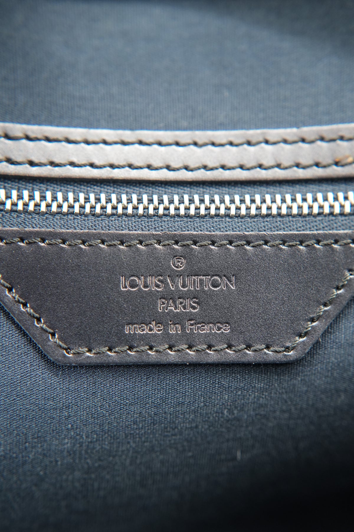 Louis Vuitton dark blue monogram Mat Malden BA1012