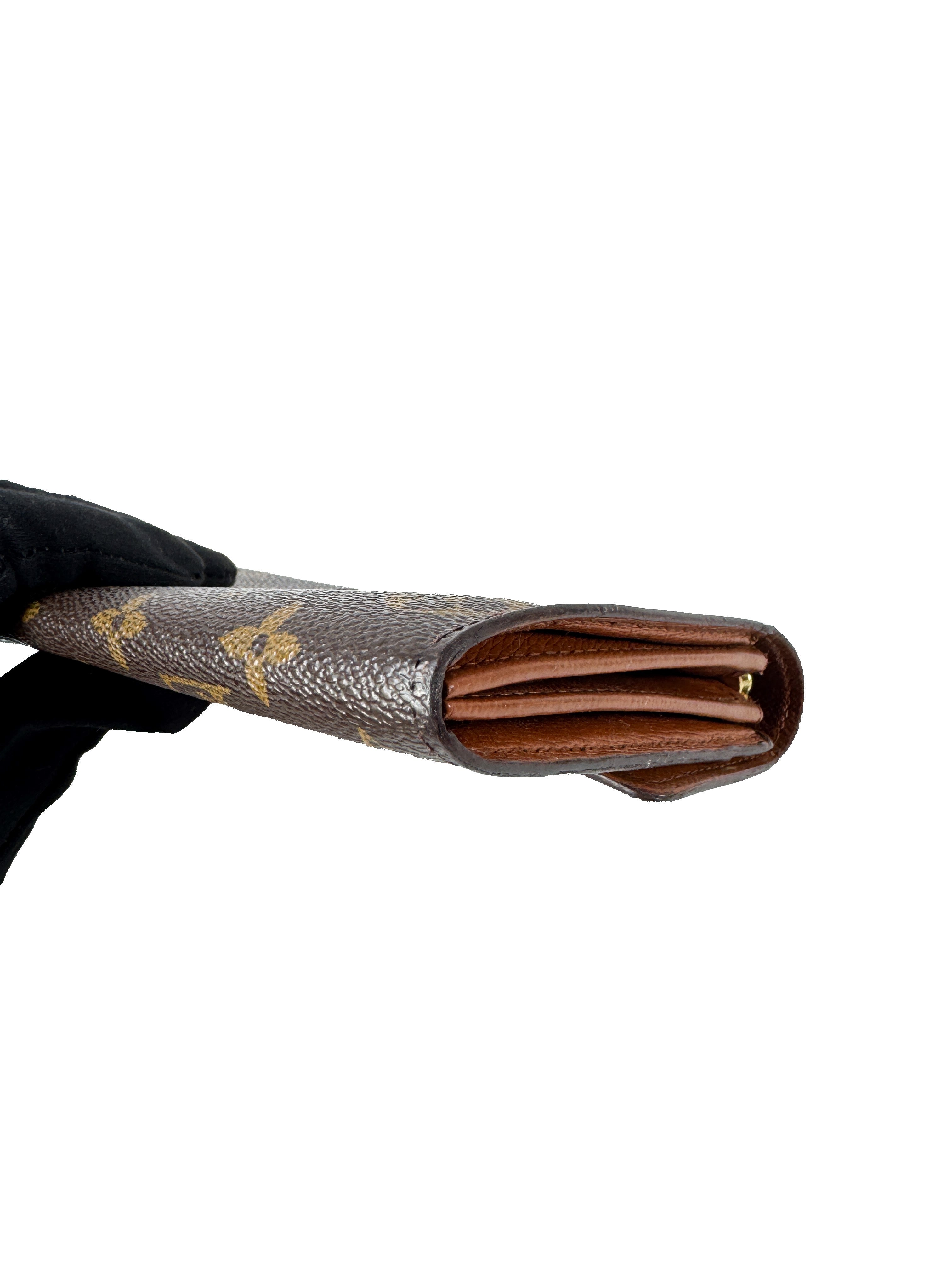 Louis Vuitton monogram Sarah wallet CA0976