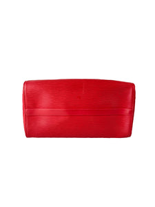 Louis Vuitton red epi leather Speedy 30  SP0024