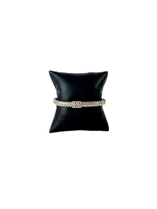 John Hardy sterling silver 4 station dot bracelet size M NWT