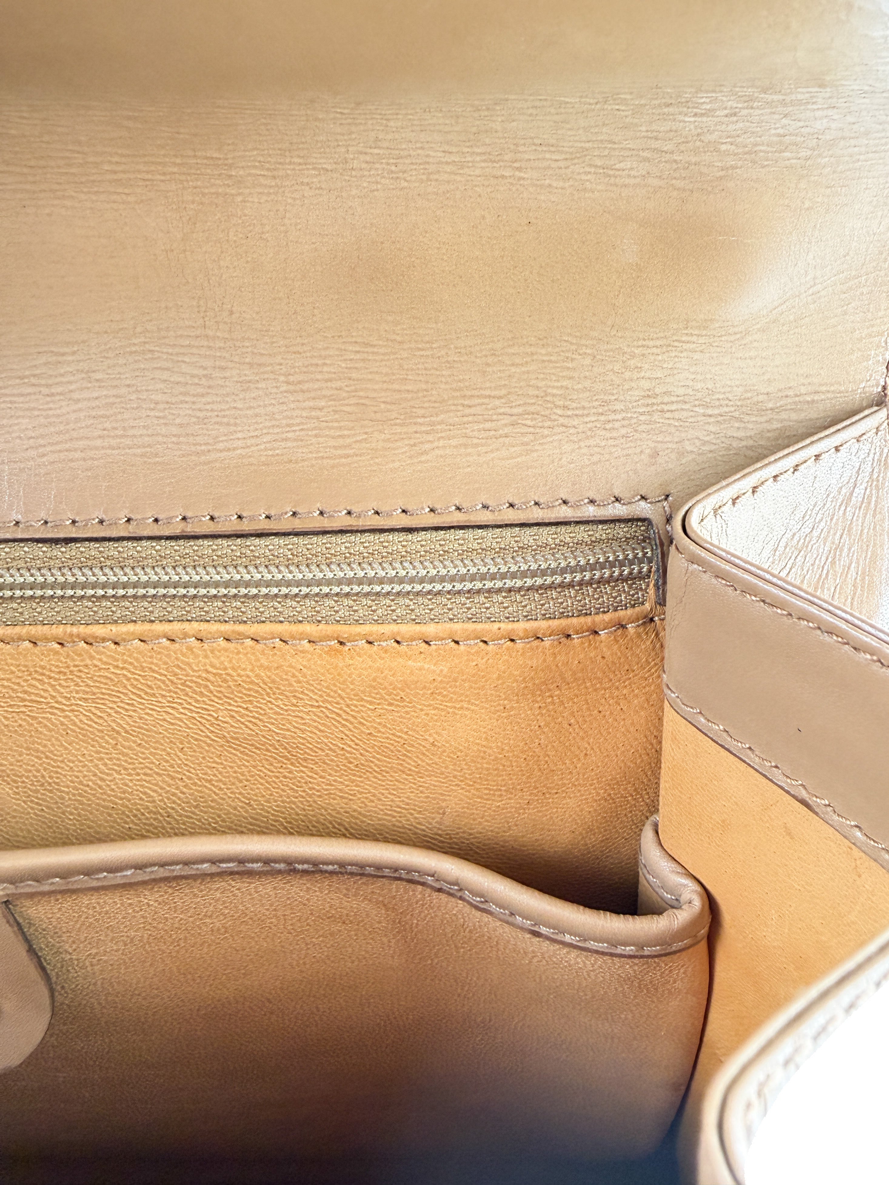 Gucci brown leather vintage Lady Lock large 000/256/0192