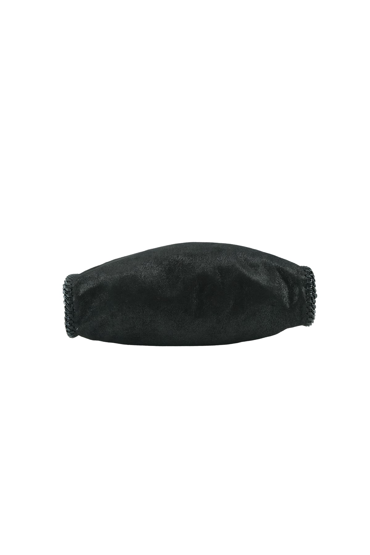 Stella McCartney black Falabella fold over Shaggy Deer tote