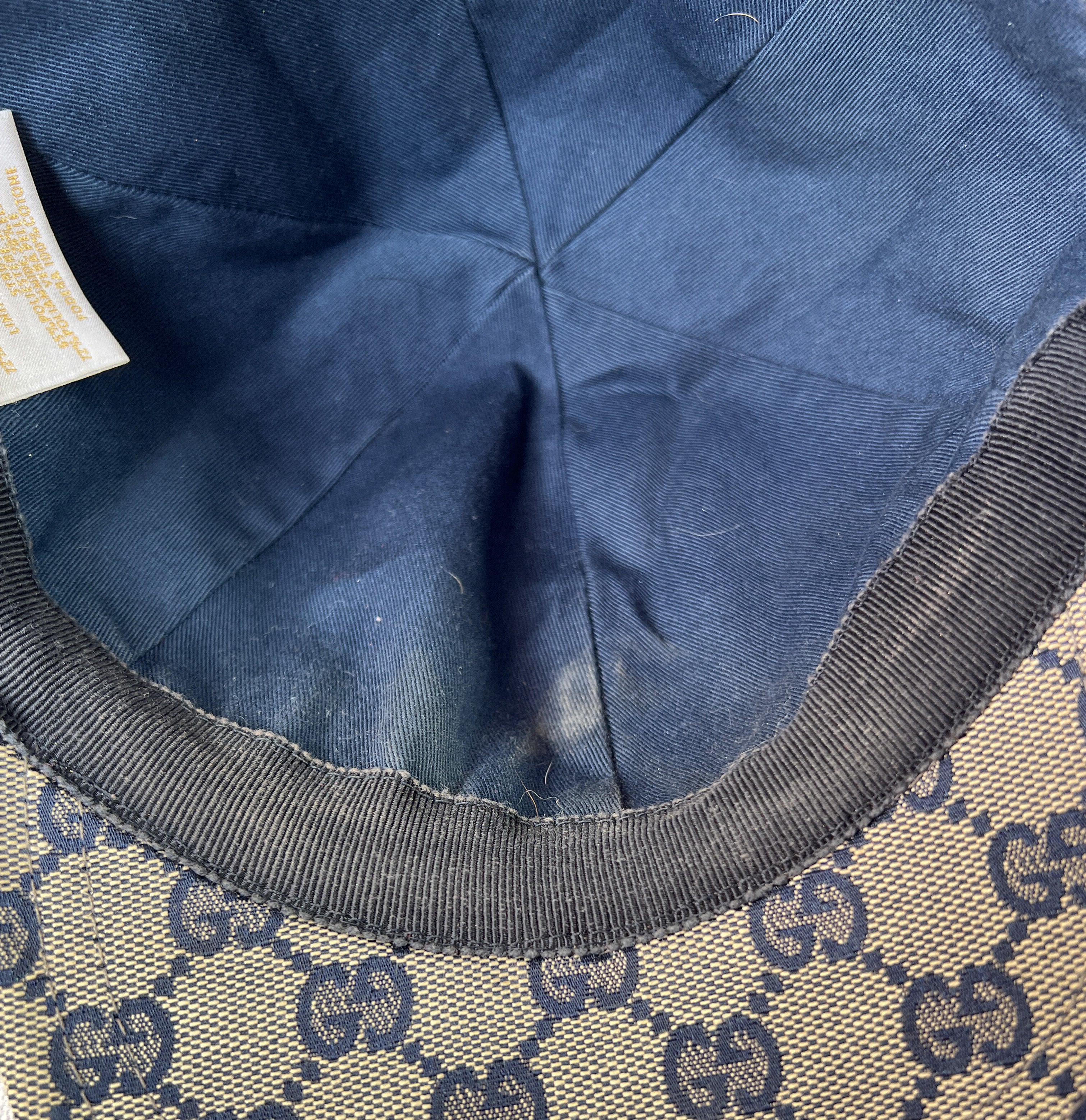 Gucci blue double G hat retail $285