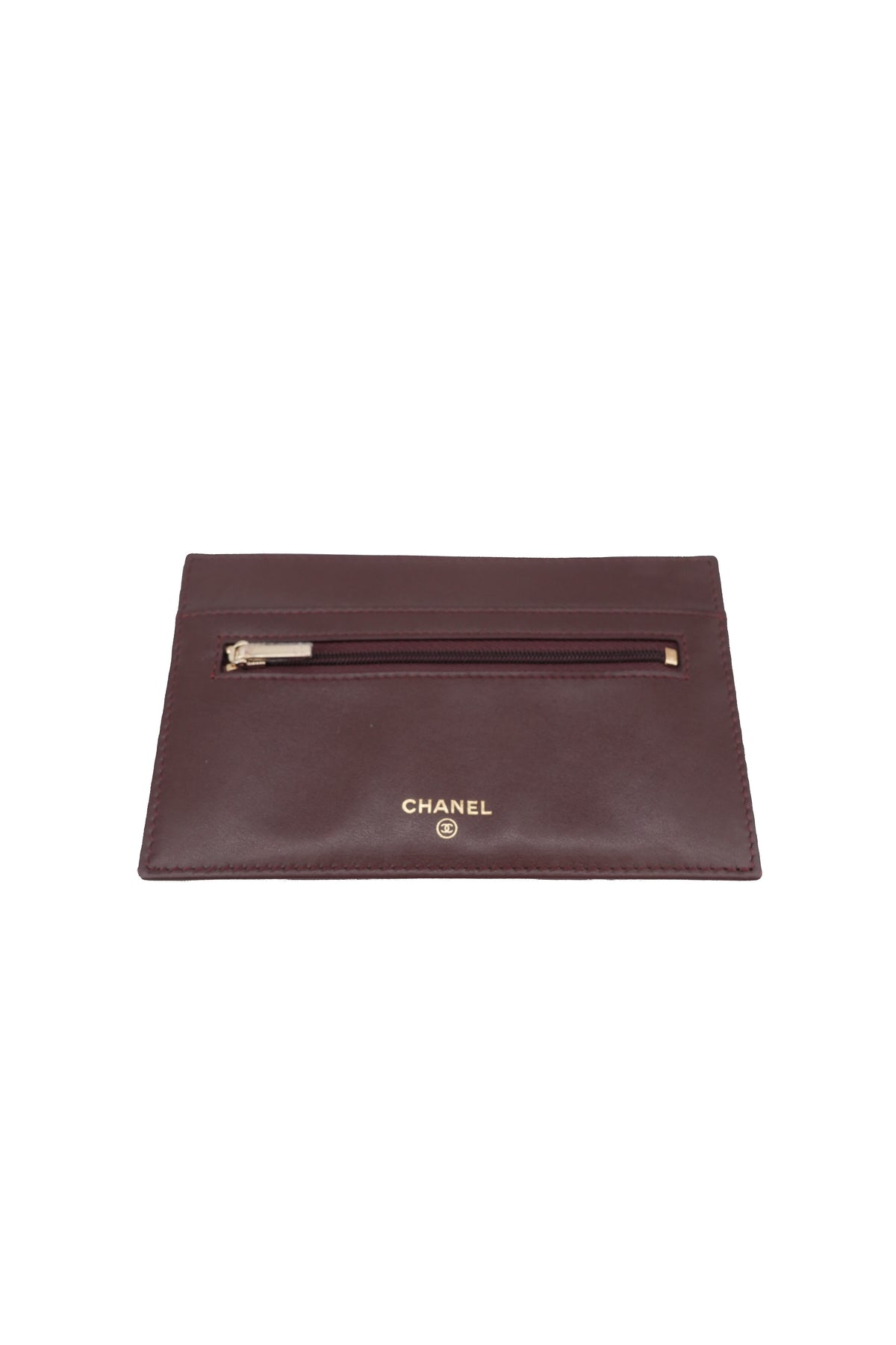 Chanel caviar quilted classic strap pouch long wallet 28686501