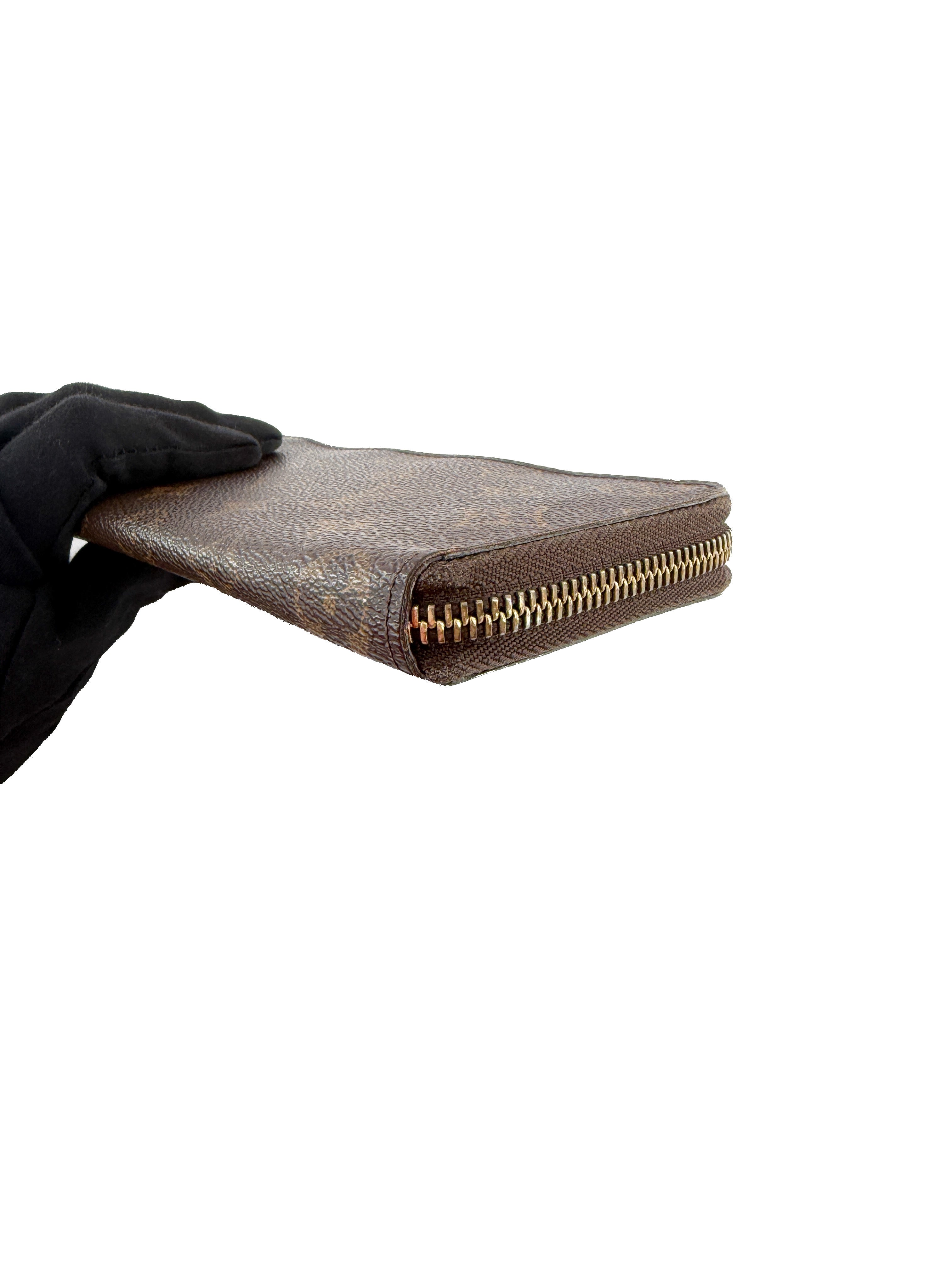 Louis Vuitton monogram Clemence wallet orange MI1125