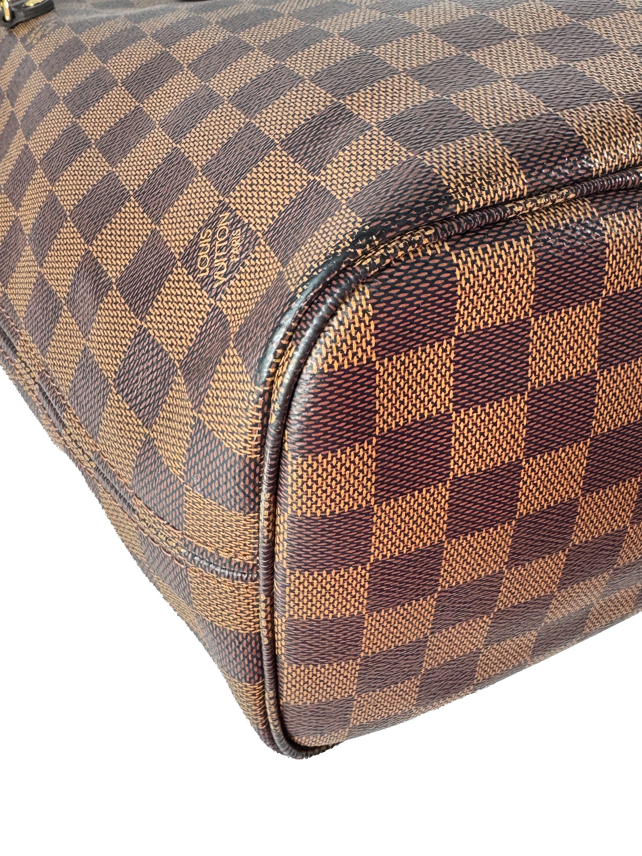 Louis Vuitton damier ebene Neverfull MM w/pouch  TX4230