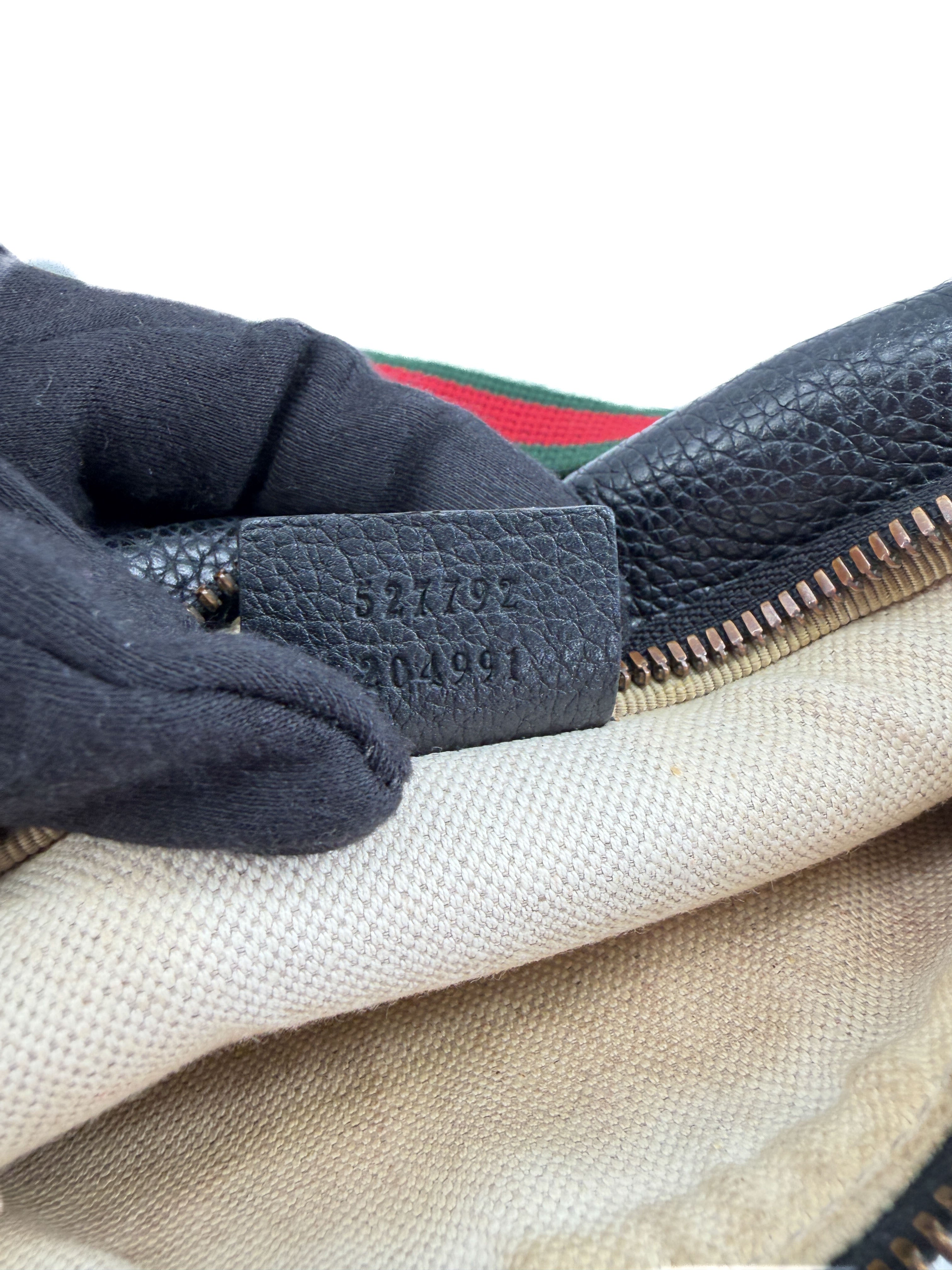 Gucci black small logo belt bag 527792204991