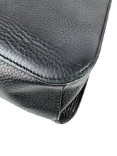 Gucci black leather bamboo daily tassel flap bag 370826520981