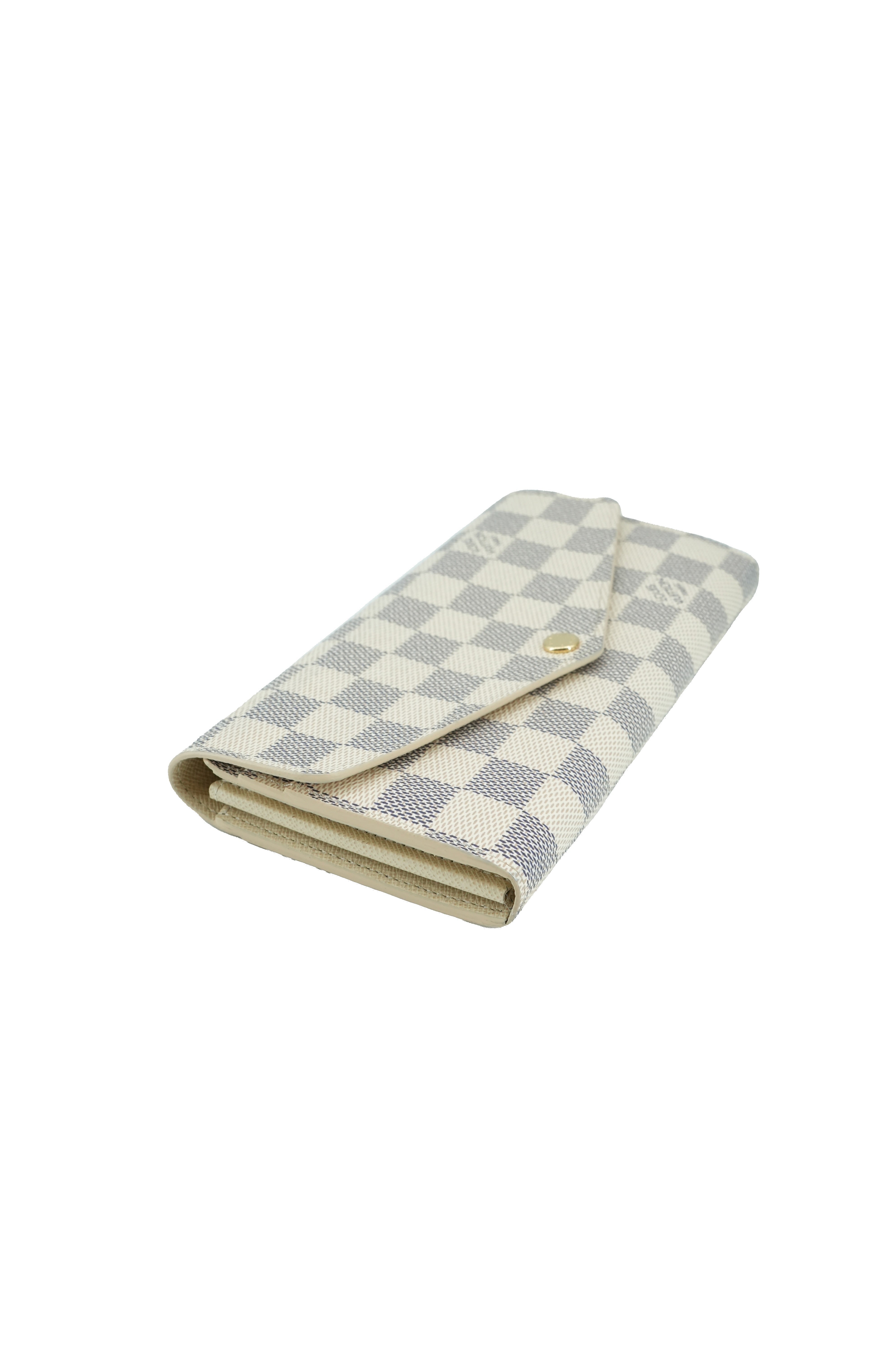 Louis Vuitton damier azur Sarah wallet NFC