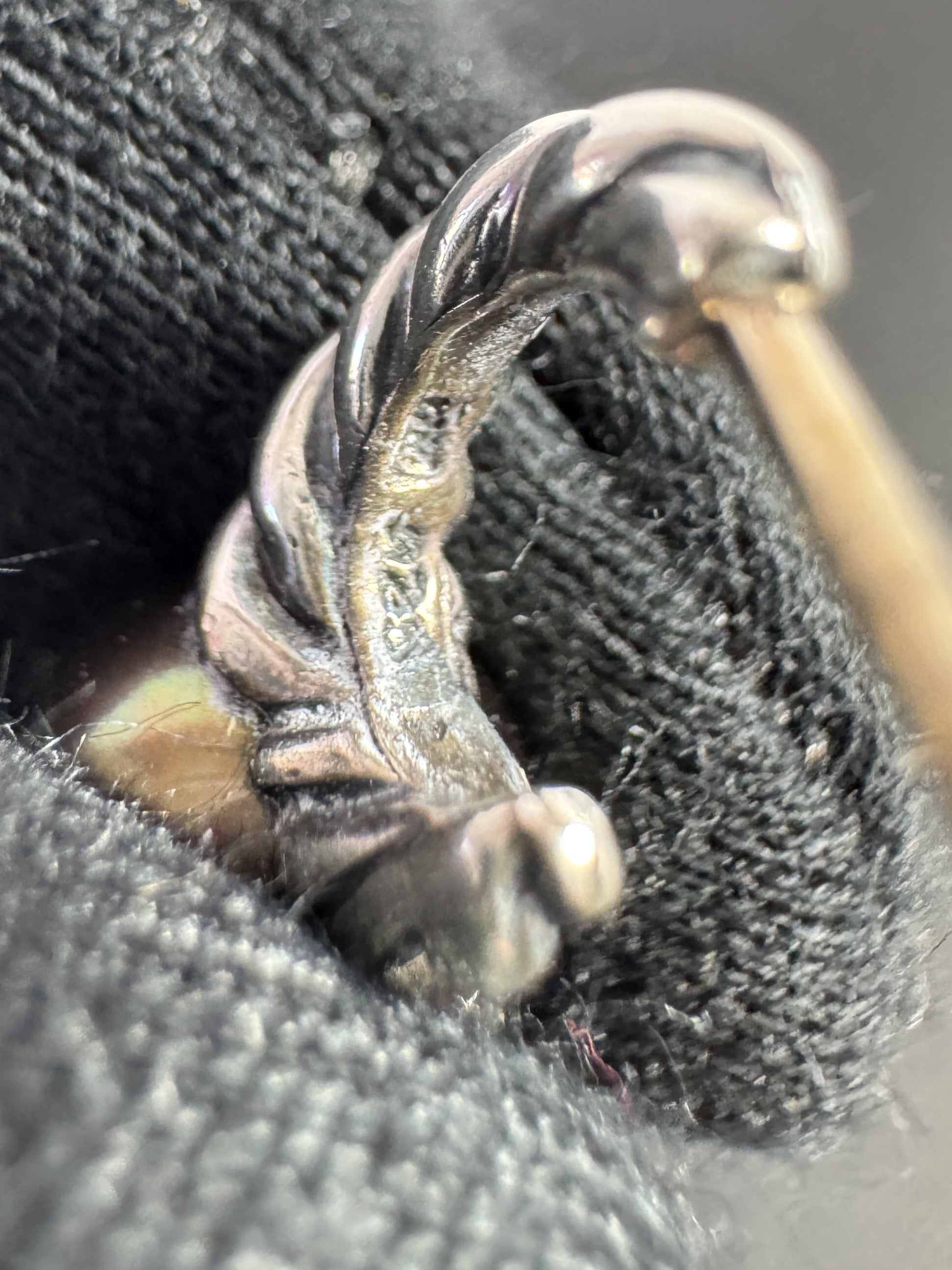 David Yurman brown pearl earrings