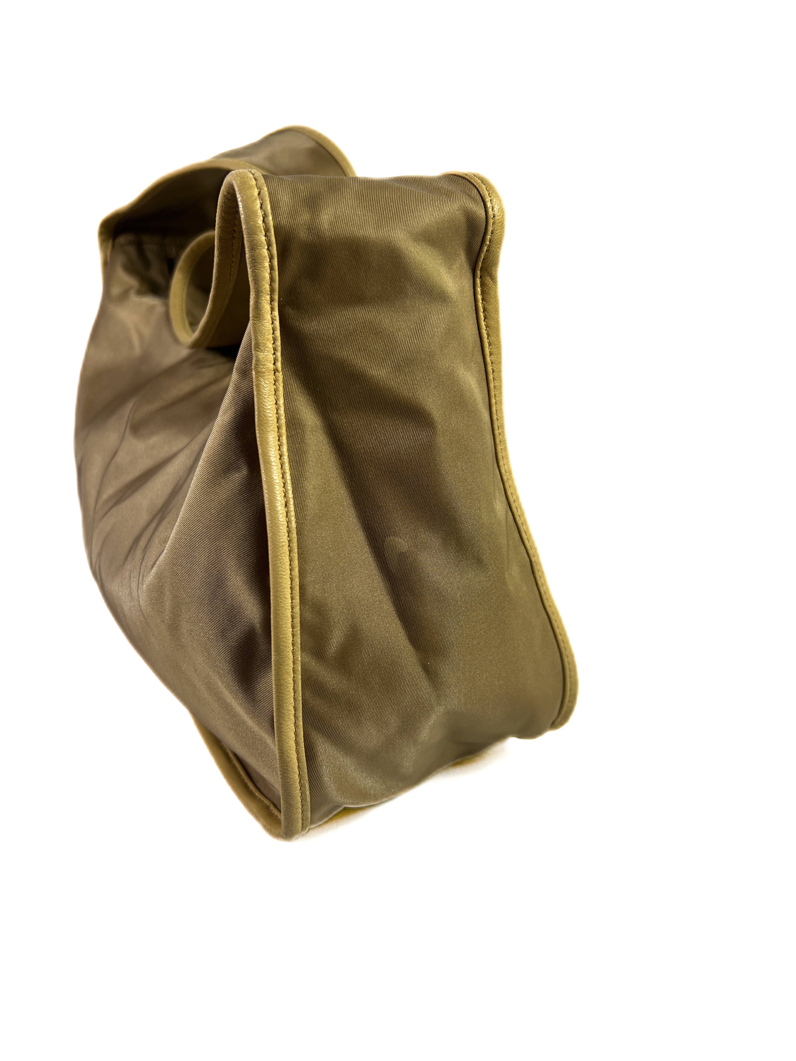 バッグ PRADA Tessuto Shoulder Bag Hobo Beige Prada golden beige hobo tessuto shoulder bag