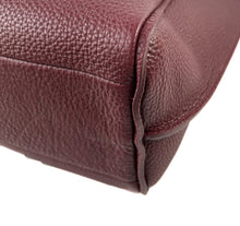 Longchamp burgundy leather Penelope tote