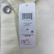 Eileen Fisher cream corduroy jacket size 2X NWT