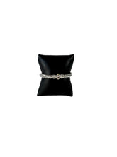 David Yurman sterling silver 14k gold Metro 7MM cable bracelet