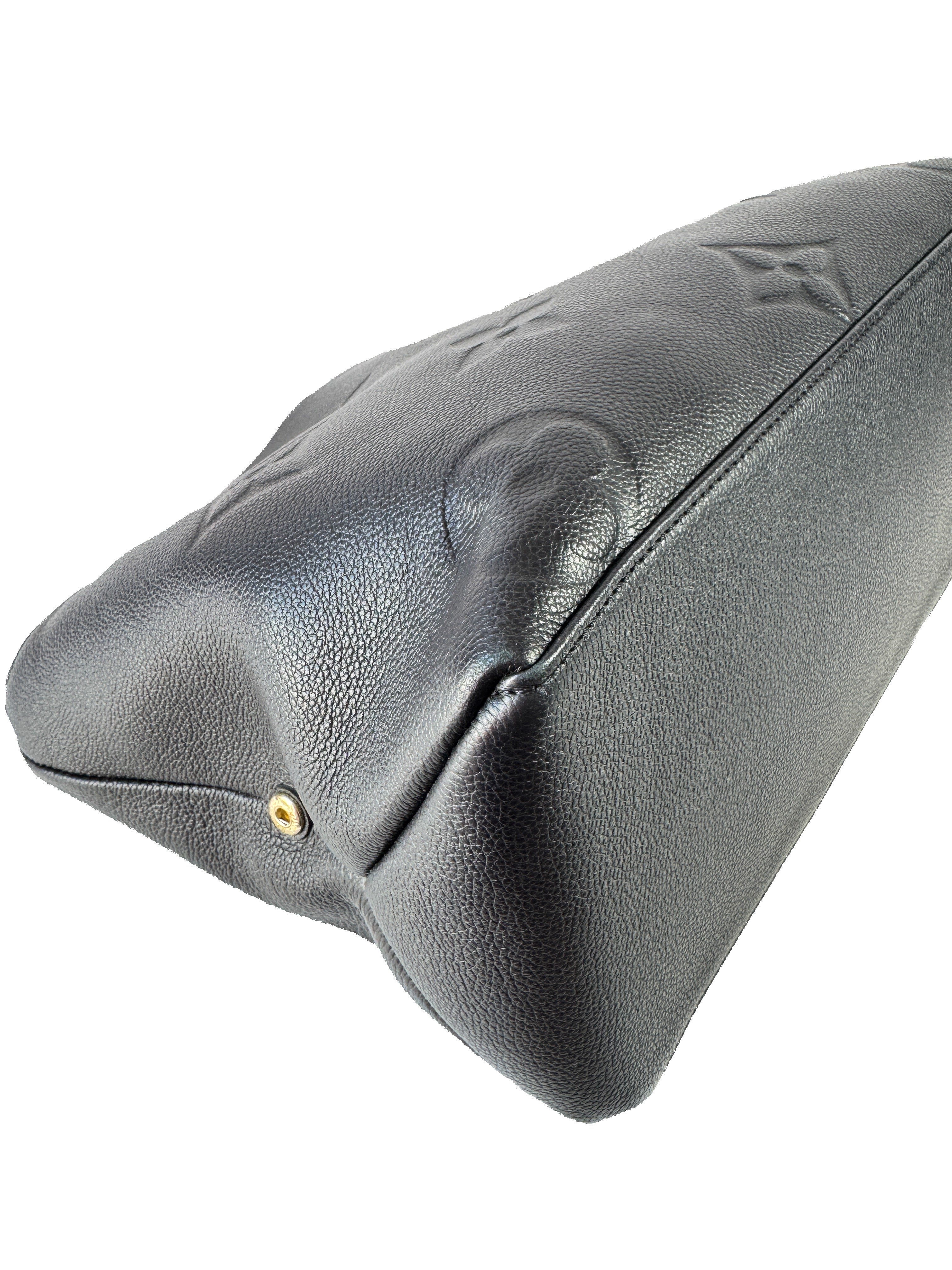 Louis Vuitton black Empreinte Grand Palais MM Shoulder Bag NFC