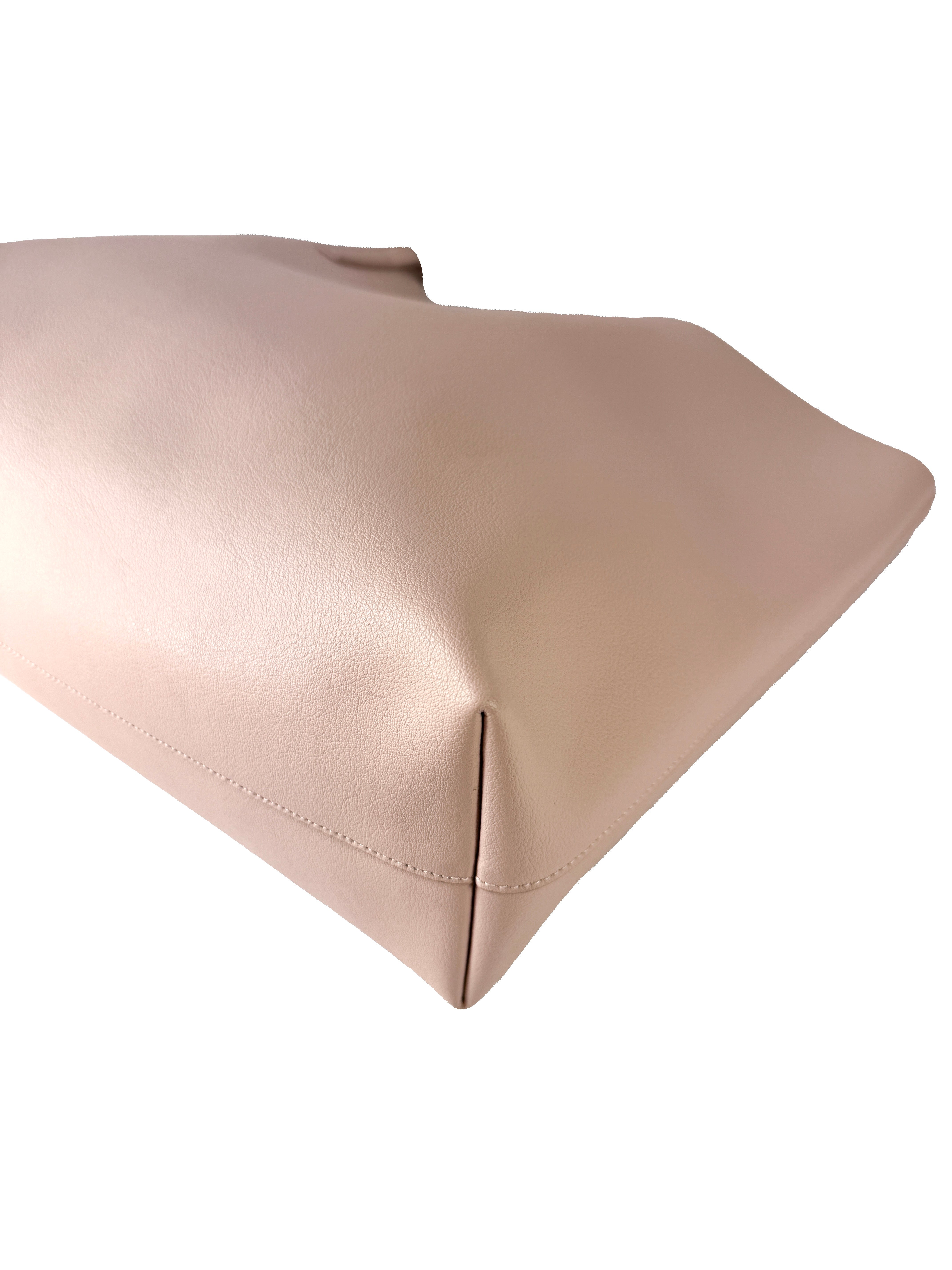 Saint Laurent light pink leather east west tote  MAL394195-1217