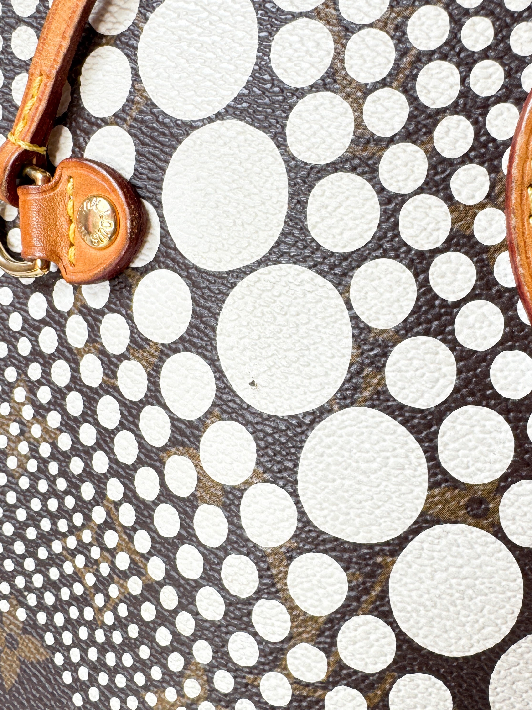 Louis Vuitton Neverfull Tote Limited Edition Kusama Waves Monogram Canvas MM  GI4142