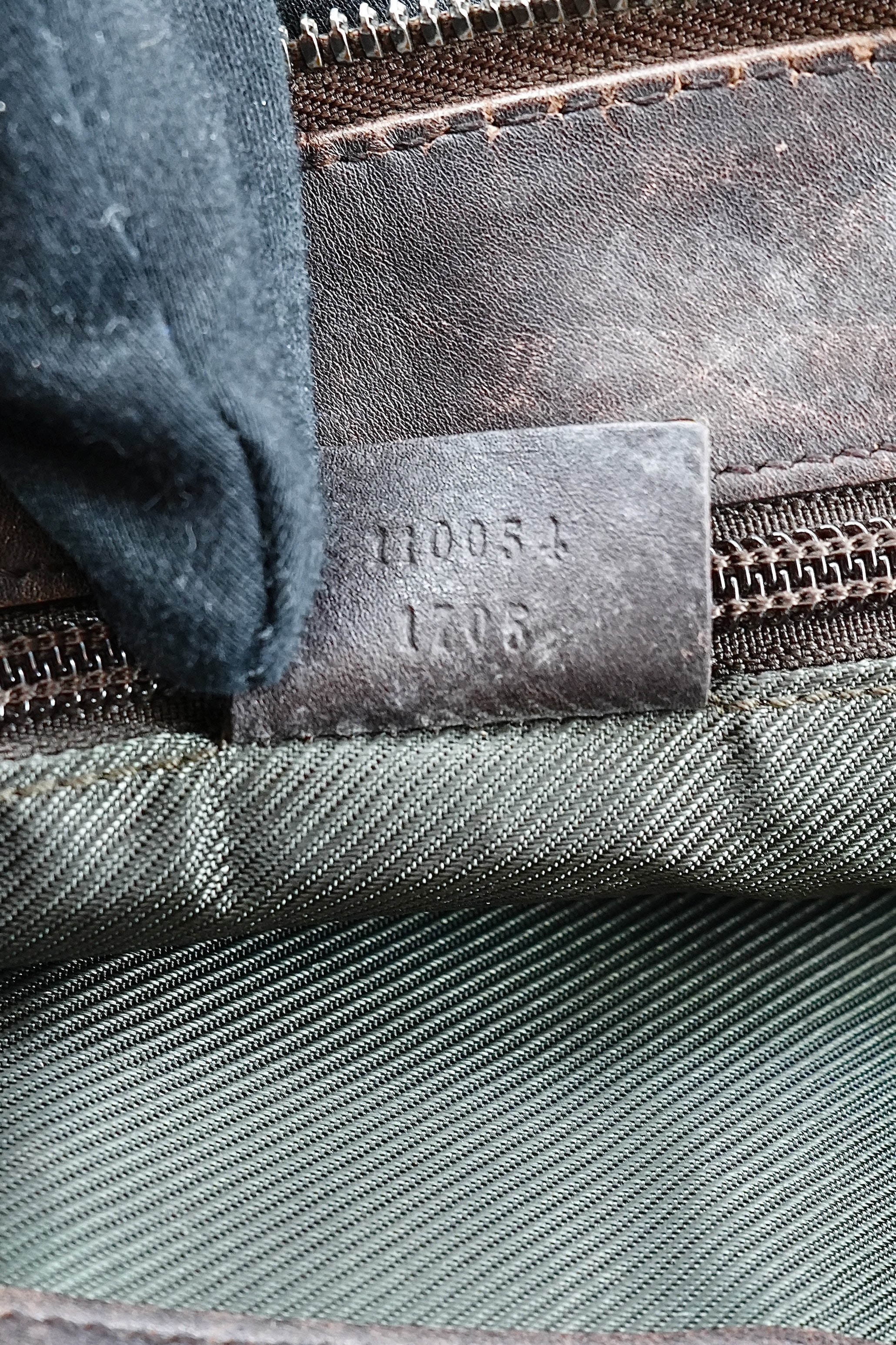 Gucci brown GG coated canvas crossbody 110054 1705