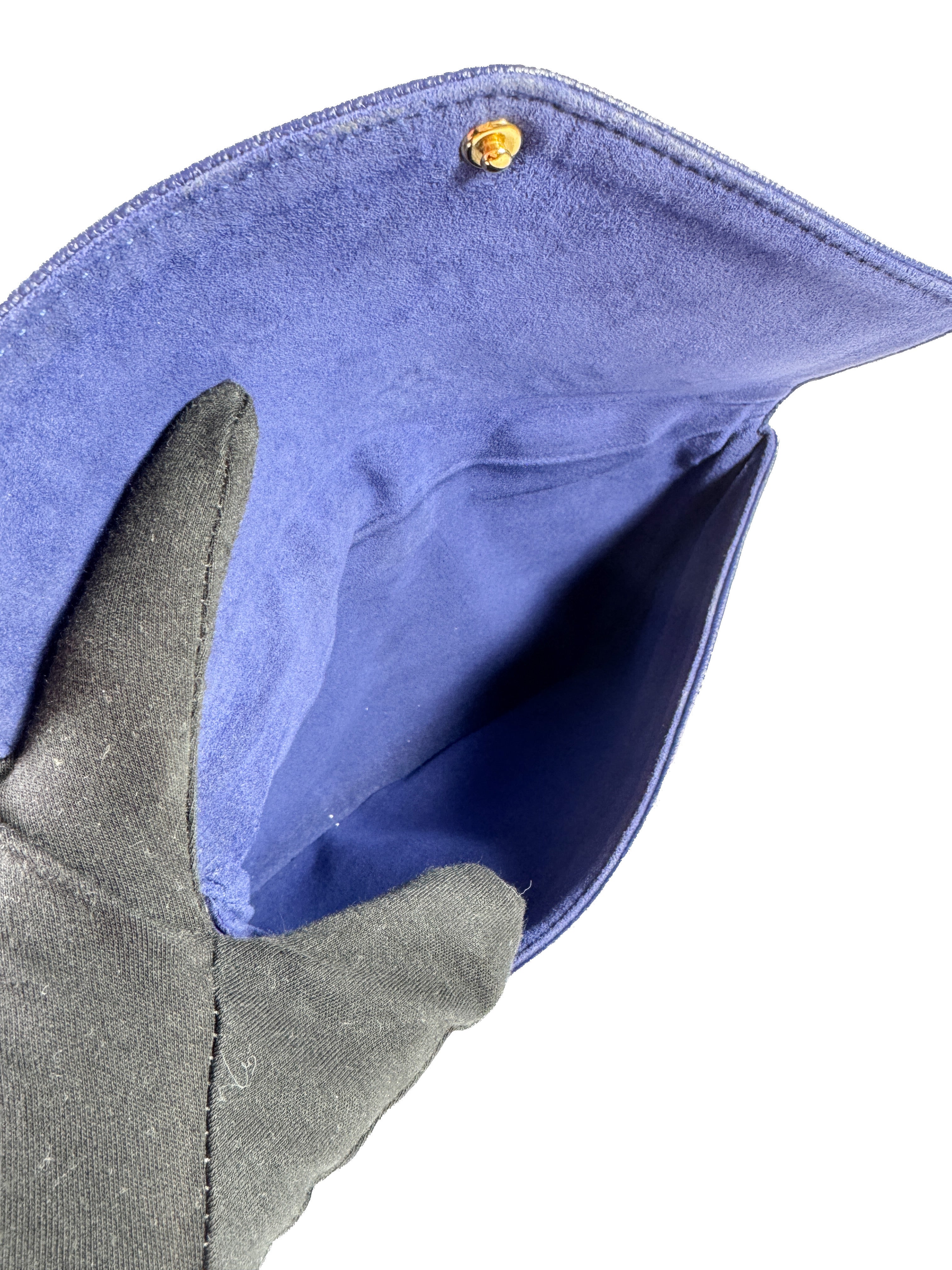 Louis Vuitton monogram navy empreinte leather Twice crossbody AR2185