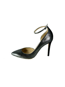 Jimmy Choo lucy 100 black/silver velvet pumps size 39 BOX