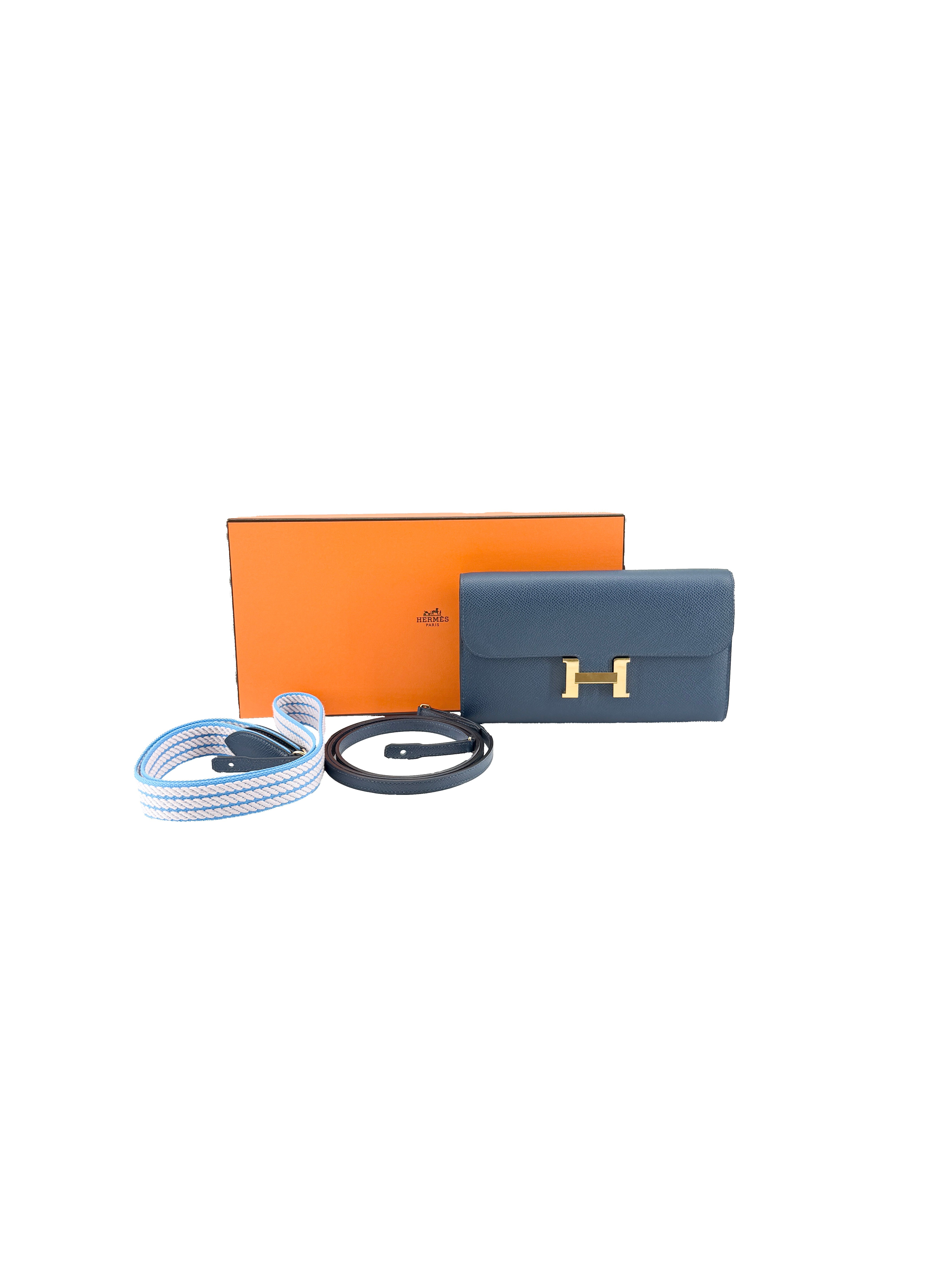 Hermès Bleu Nuit Constance to Go epsom W