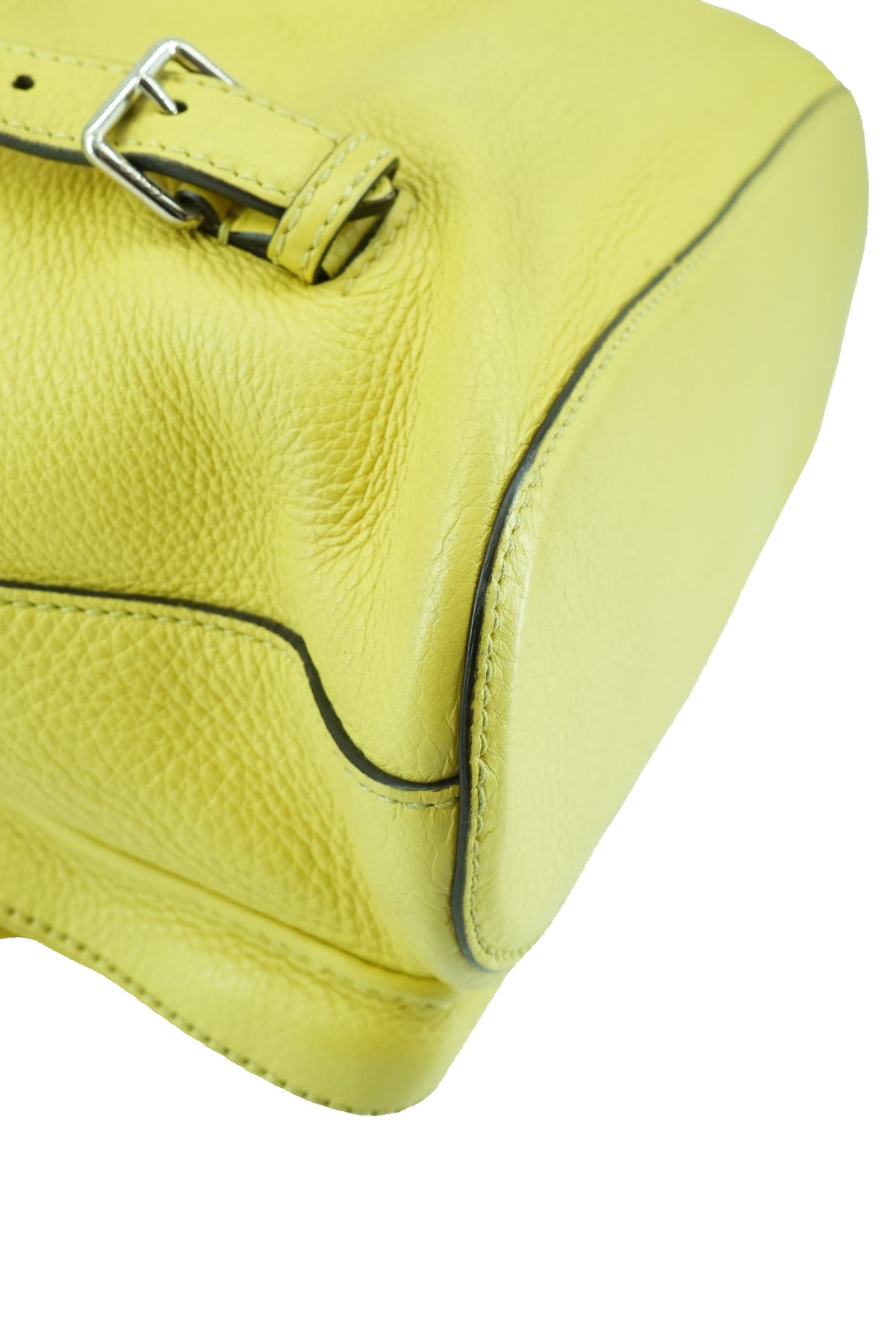 Gucci Chartreuse bamboo tassel backpack 493075