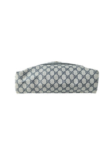 Gucci GG navy sherry line vintage tote 3902003