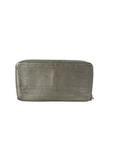 Louis Vuitton silver zippy Suhali wallet CA4087