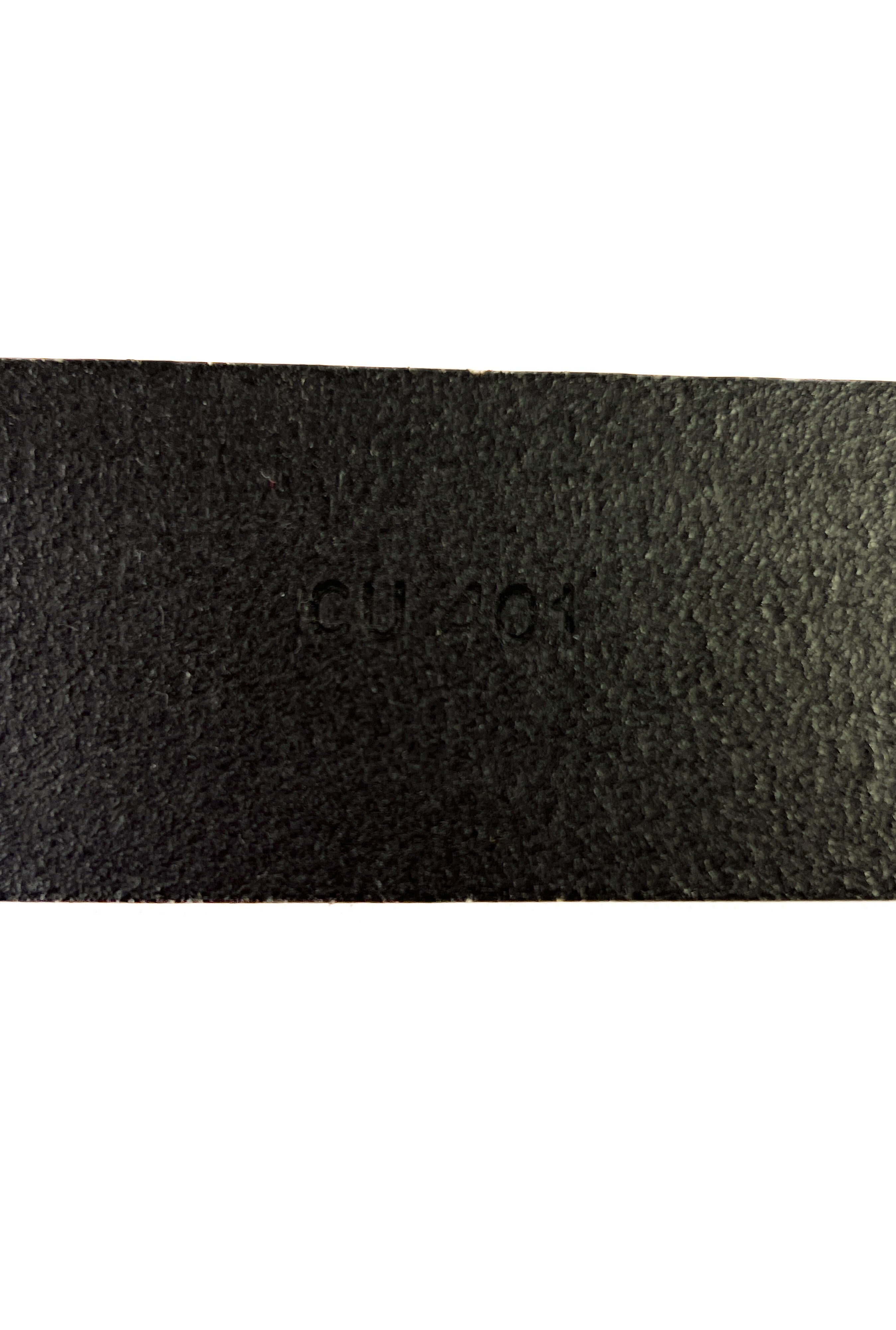 Prada black leather belt size 80