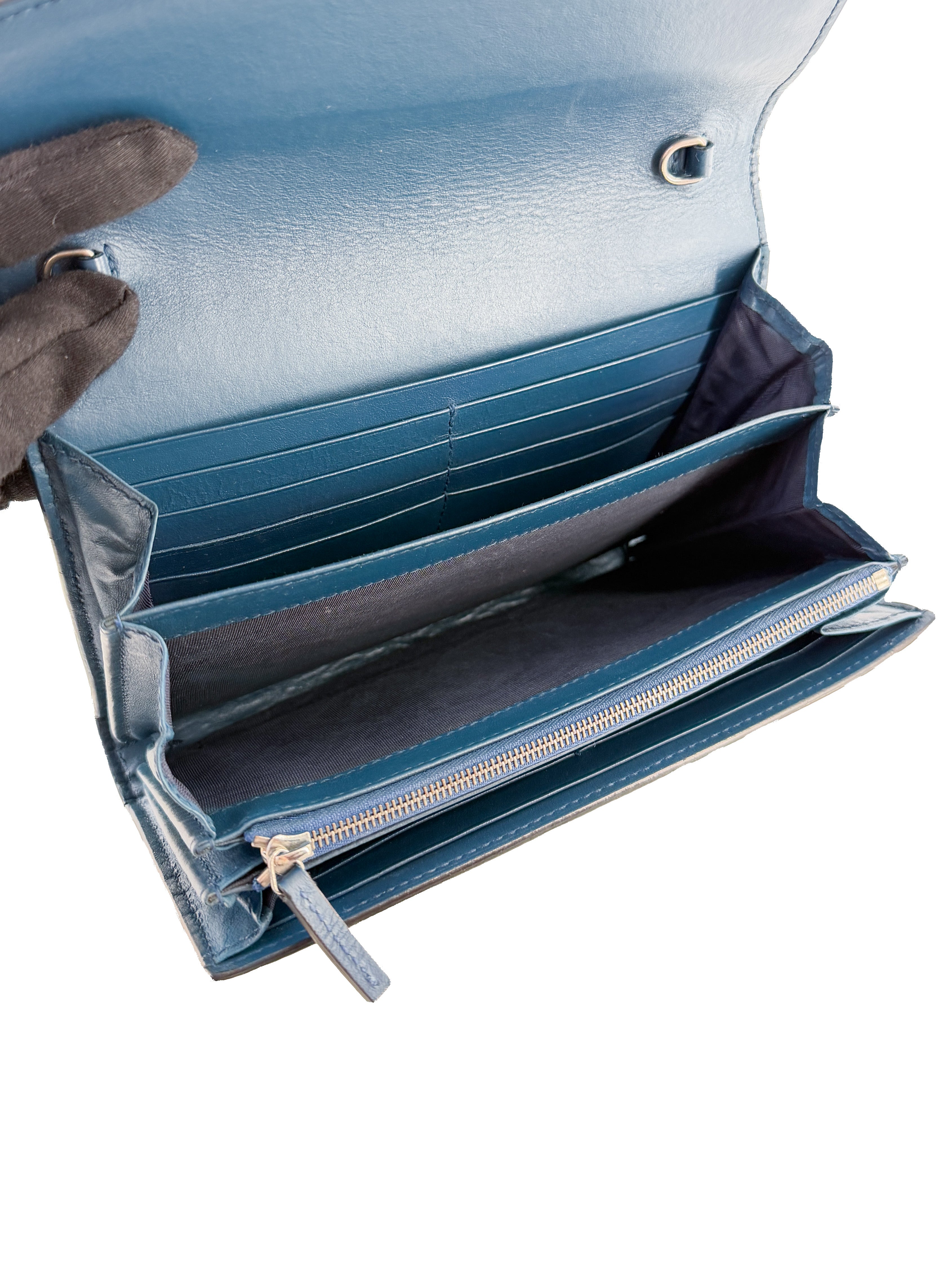 Gucci GG Supreme Monogram Blooms Mini Dionysus Chain Wallet 401231 2149