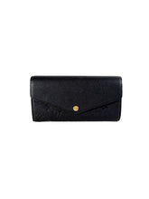 Louis Vuitton black empreinte Sarah wallet (NM, microchipped) retail $970