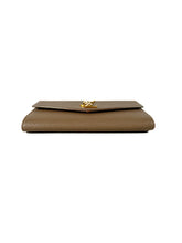 Saint Laurent taupe uptown chain wallet GNC607788 0722