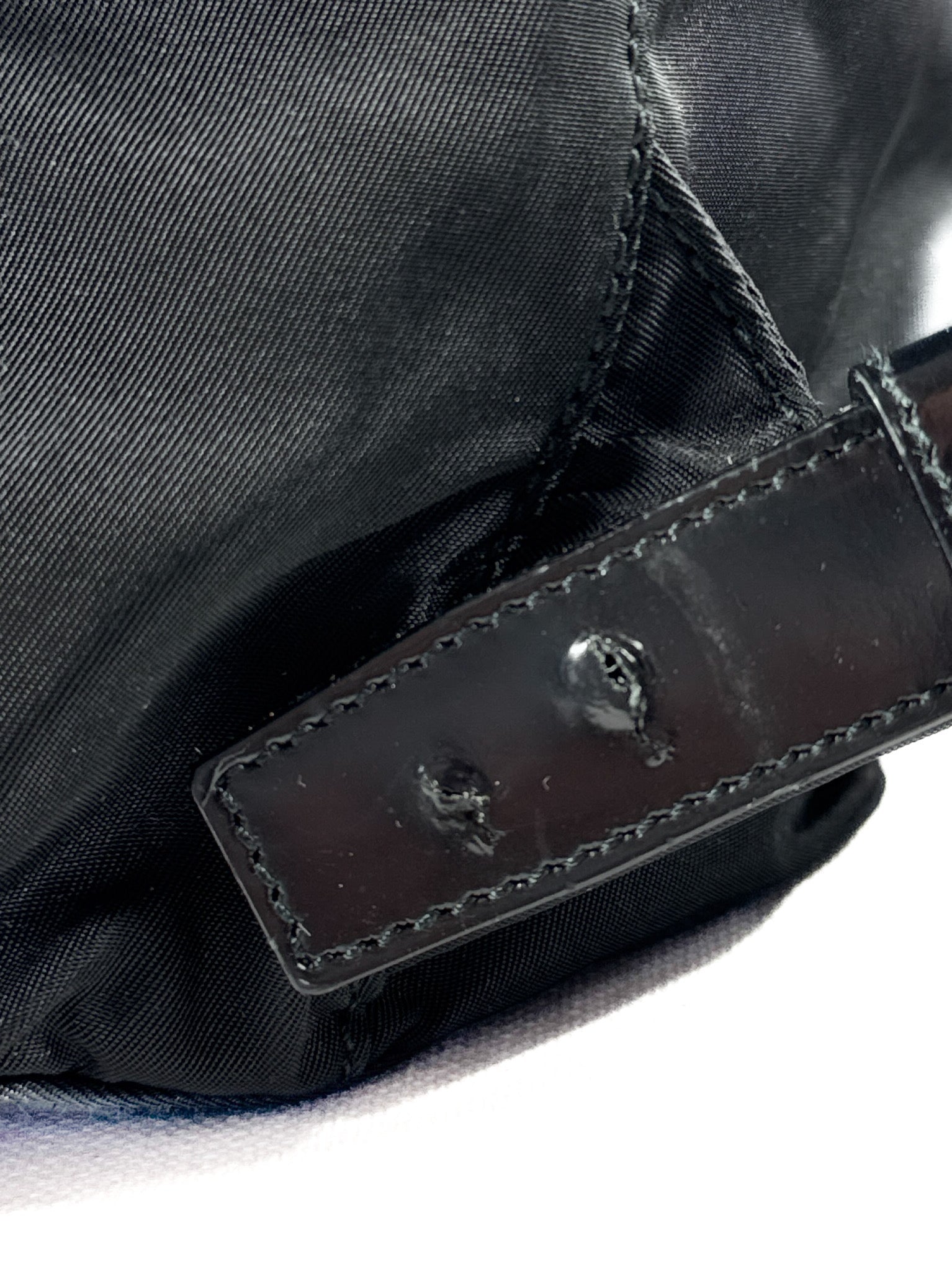 Prada black nylon backpack 58