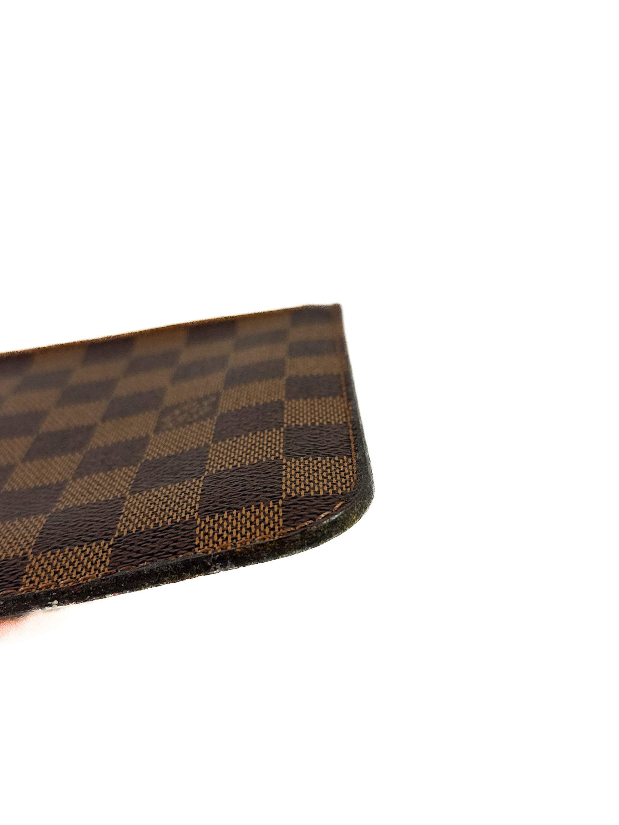 Louis Vuitton damier ebene neverfull pouch GI0125