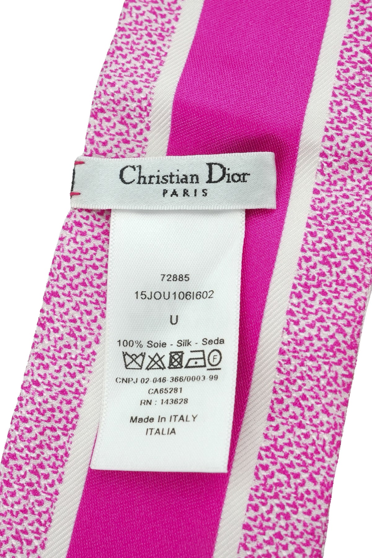 Dior pink and white Toile de Jouy Mitzah