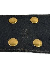 Prada black leather studded belt size 85 34