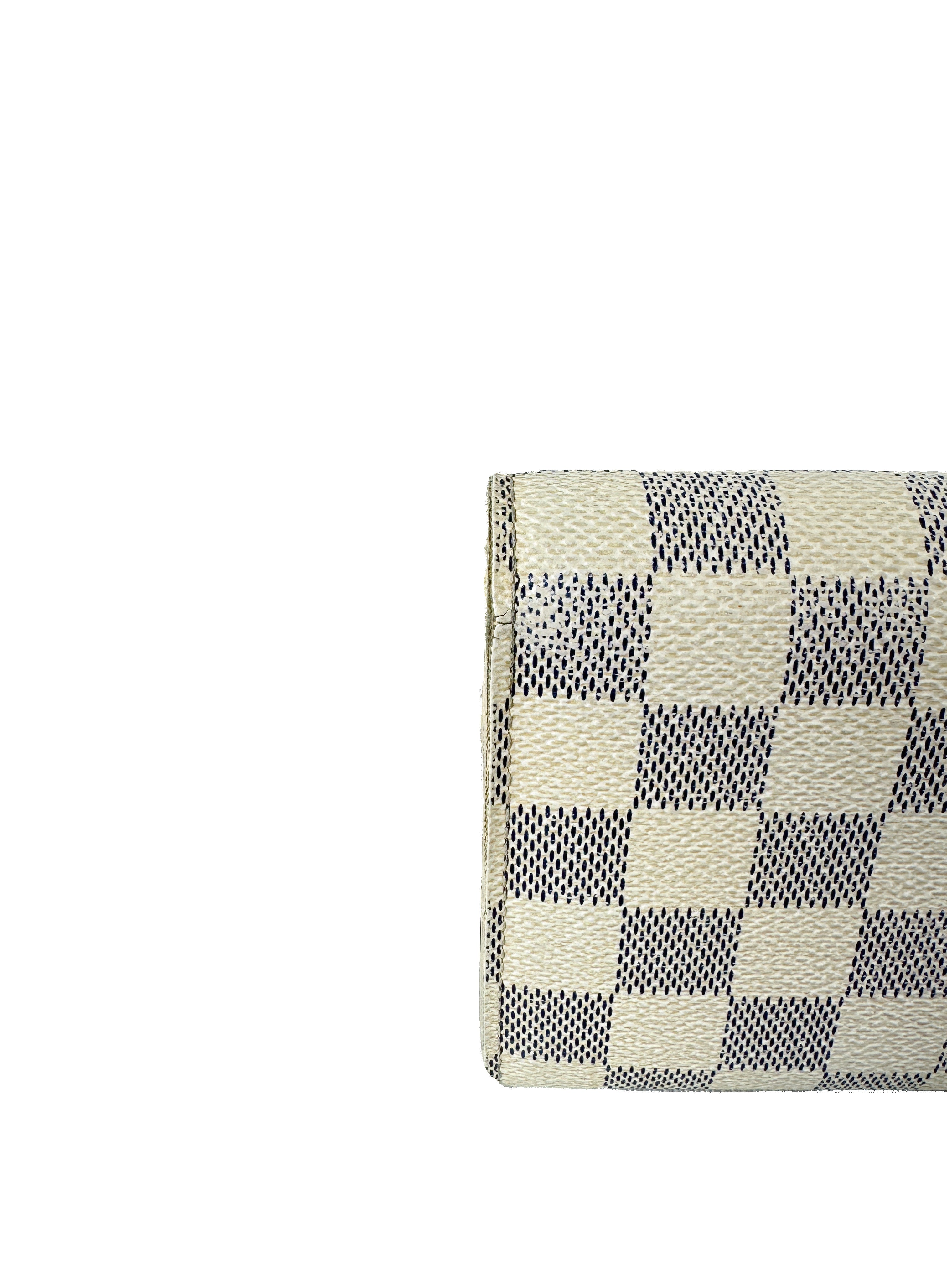 Louis Vuitton damier azur Portefeuille Sarah wallet CA2069
