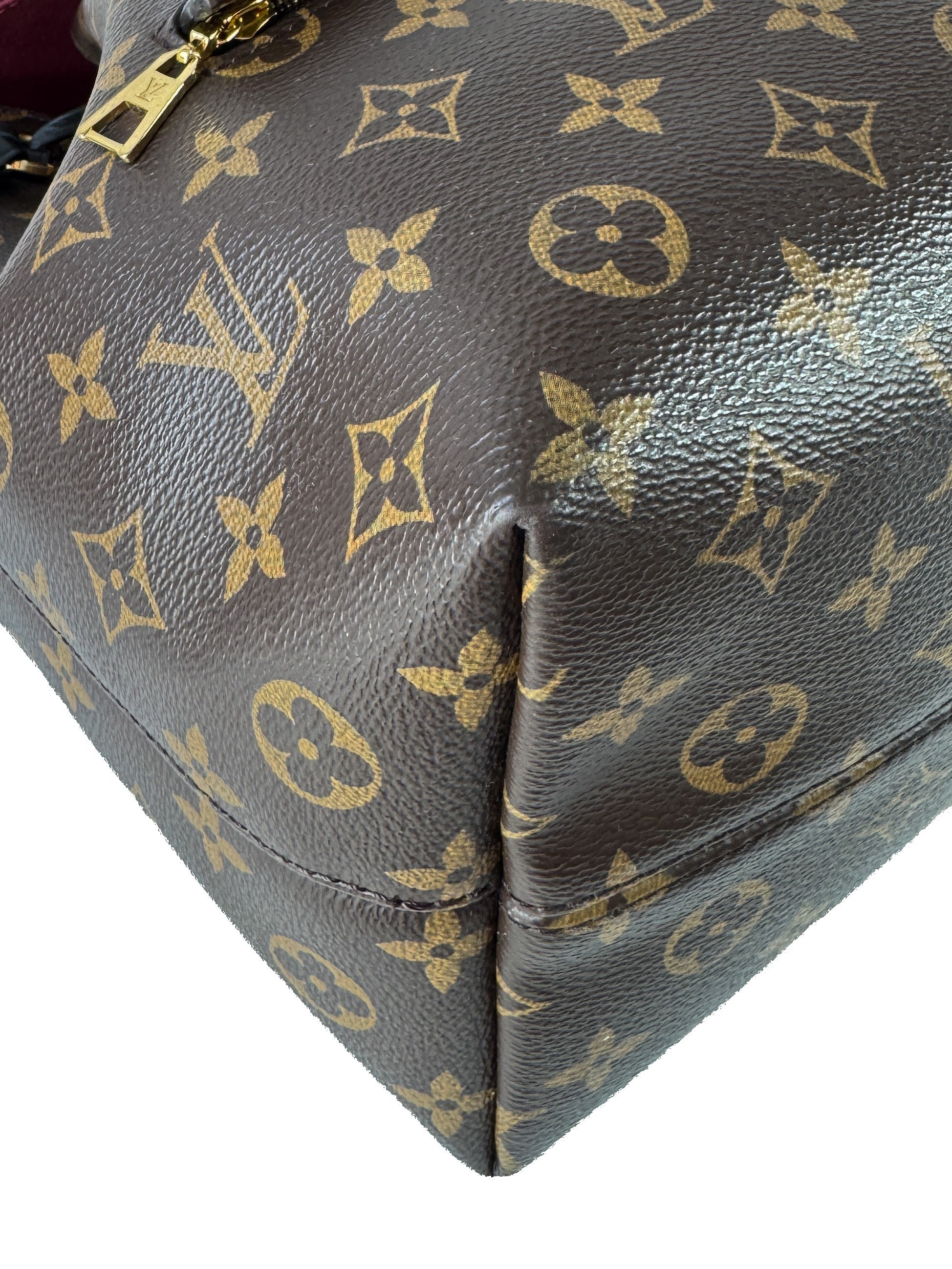 Louis Vuitton monogram Black leather Montsouris PM Backpack NM SA2280