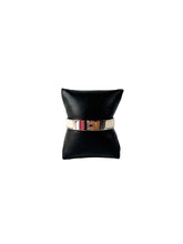 Hermès silver/beige Clic H bracelet ST1201